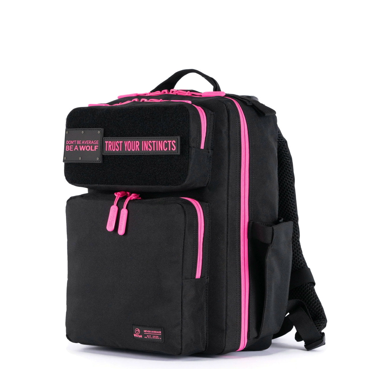 15L Backpack Black Neon Pink