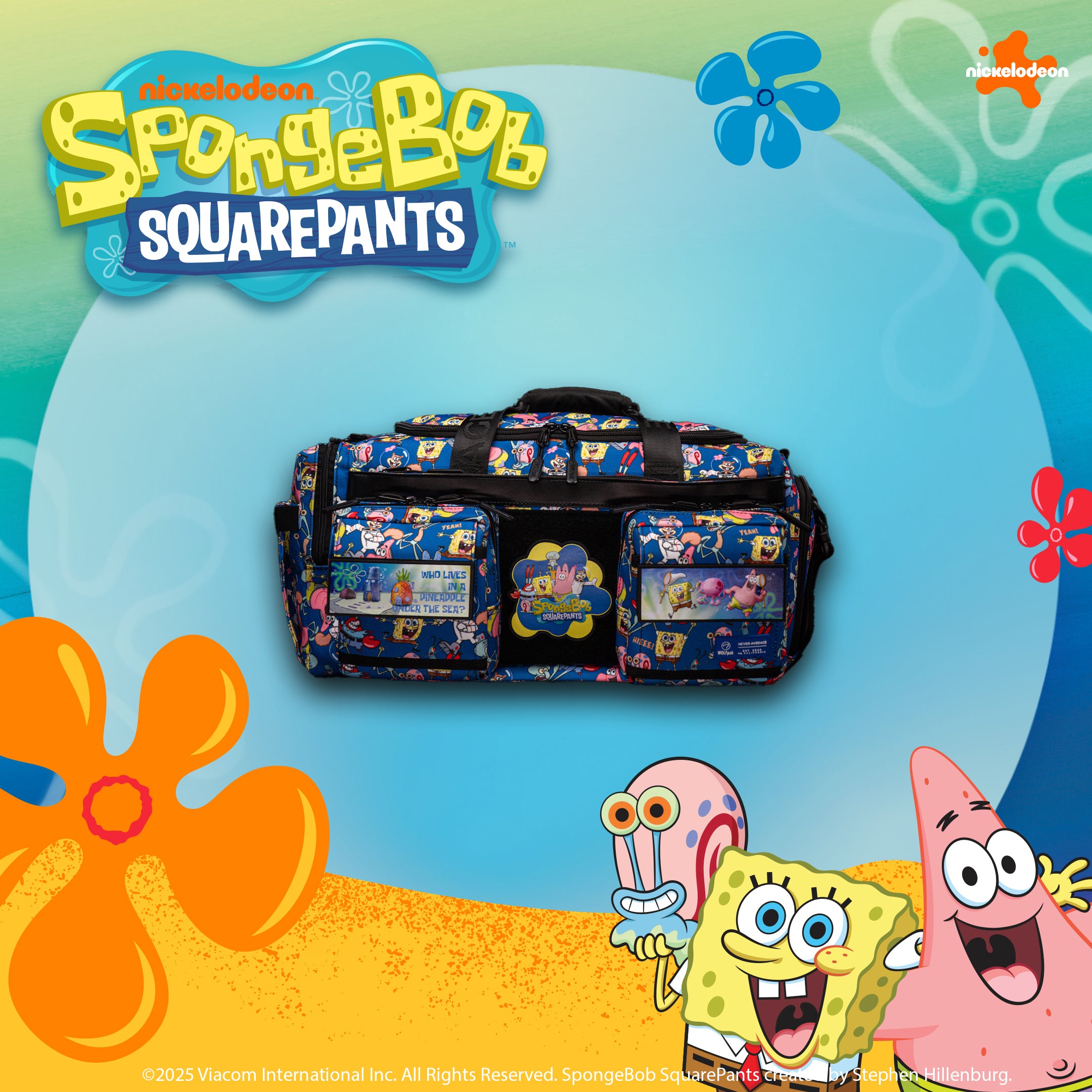 30L Perfect Duffle Bag SpongeBob SquarePants PREVIEW