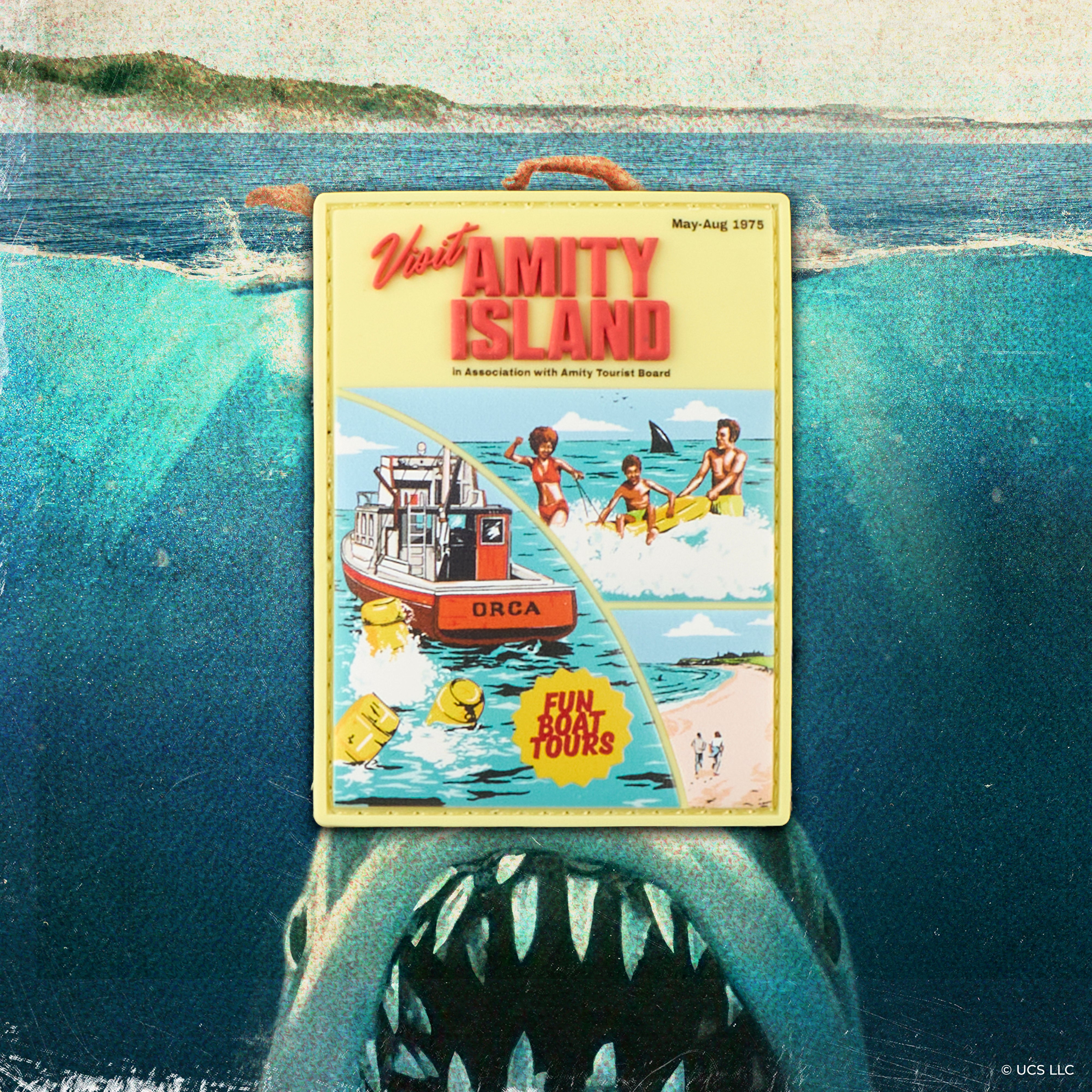 JAWS Visit Amity Island Poster Patch