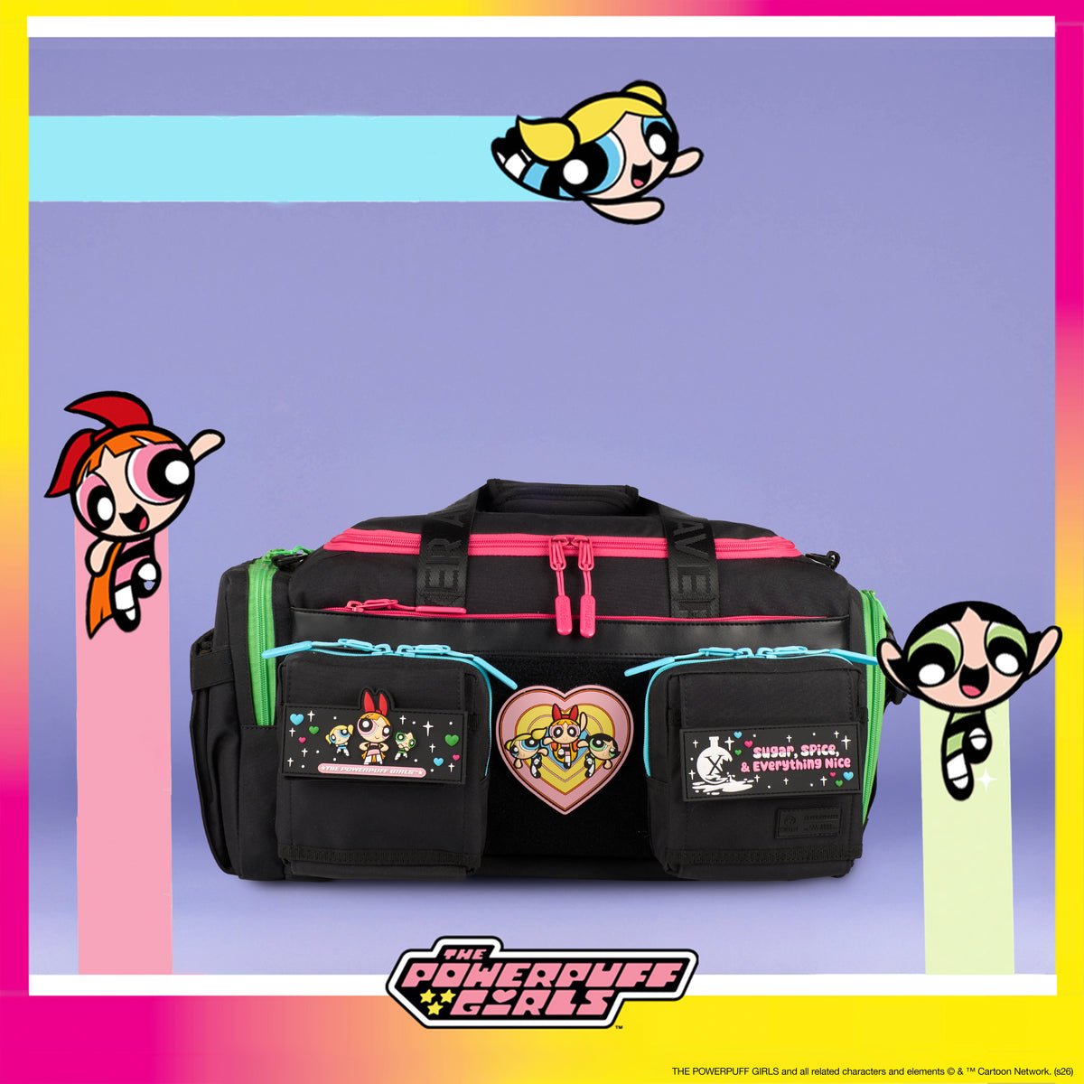 30L Perfect Duffle Bag Powerpuff Girls