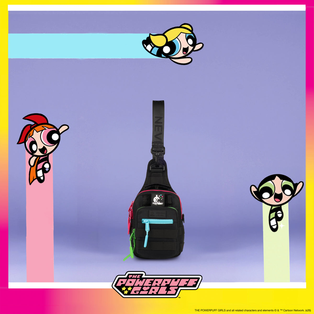 4L Mini Tactical Sling Bag Powerpuff Girls