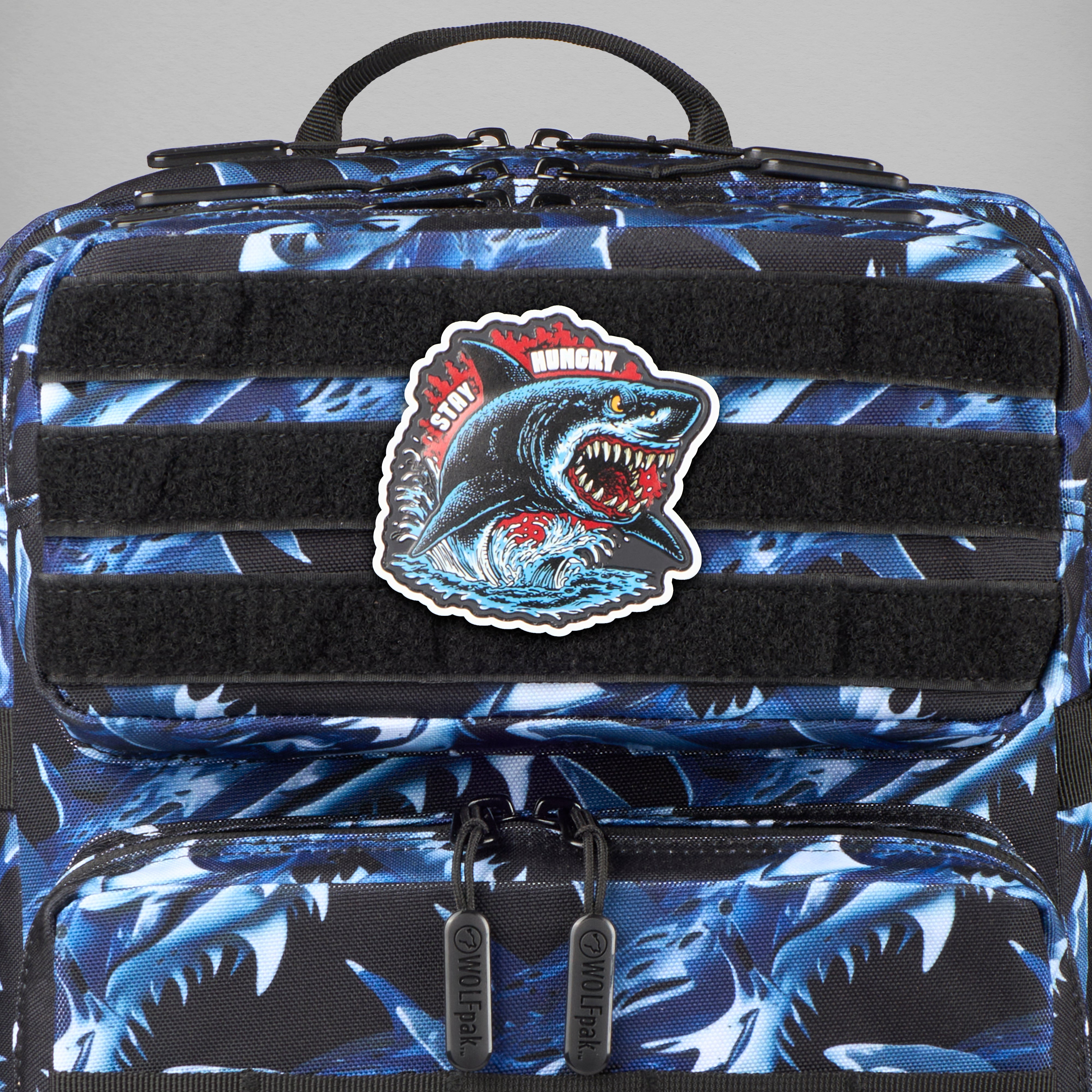 Shark Bite Stay Hungry Patch