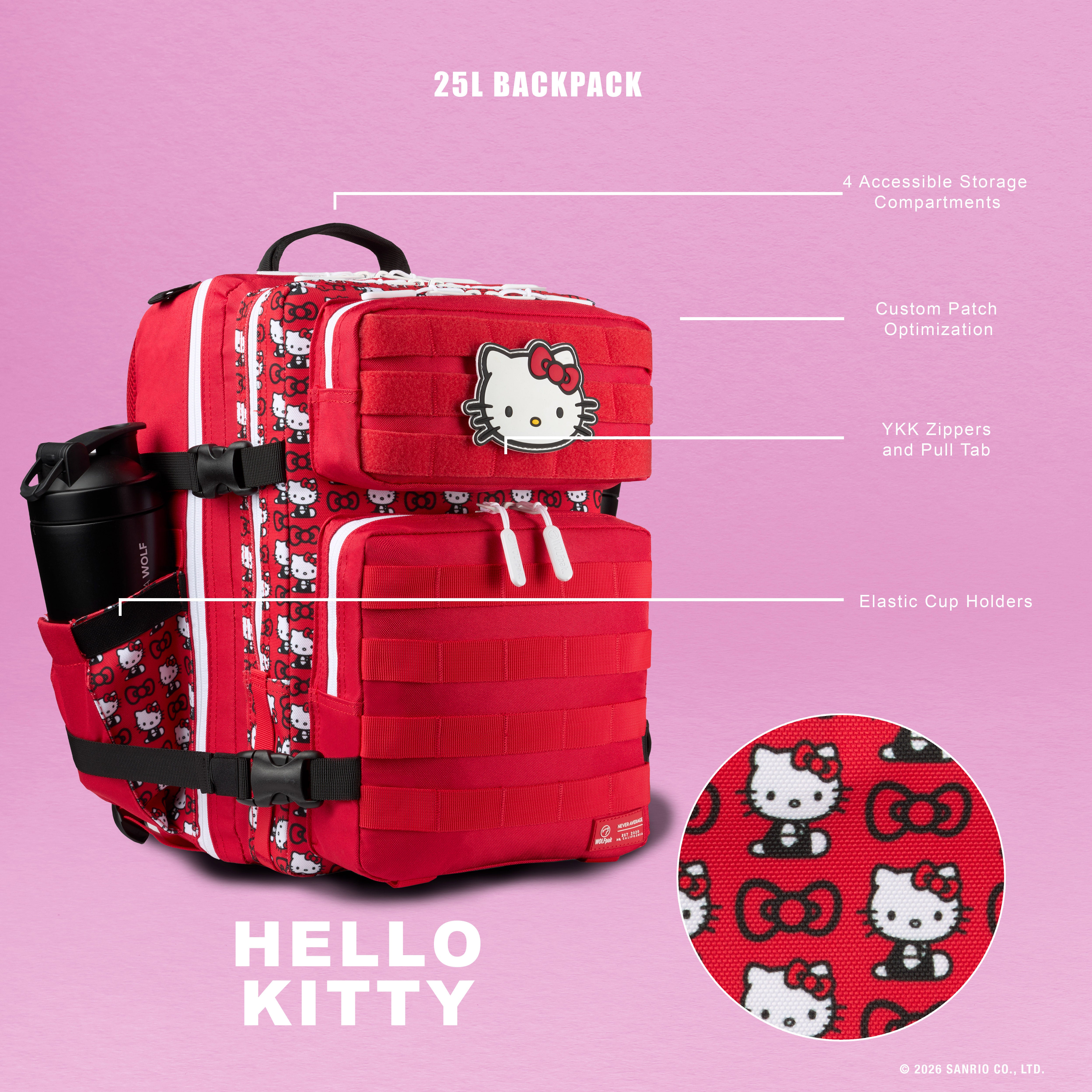 25L Backpack Hello Kitty PREVIEW