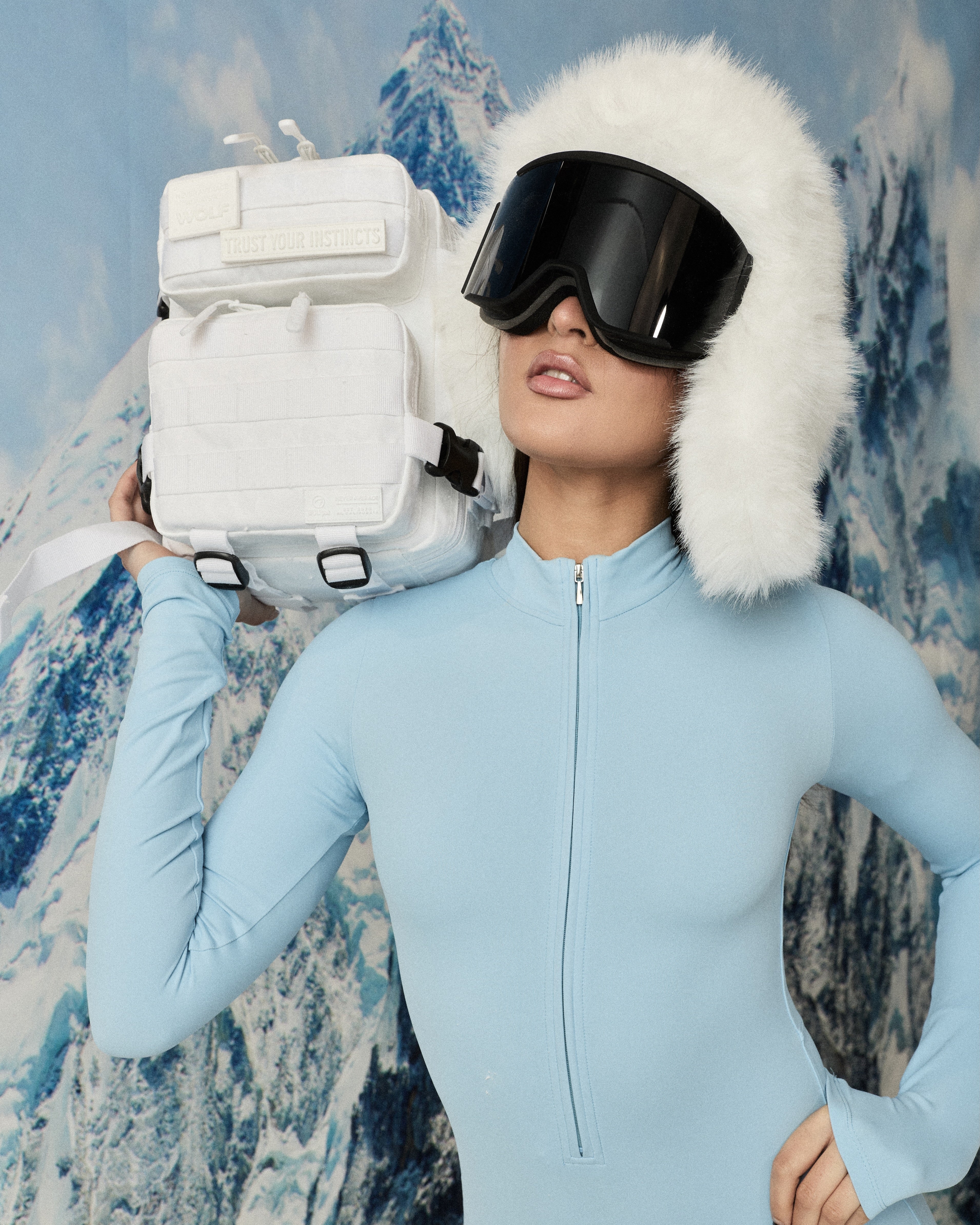 9L Backpack Mini Snow Leopard