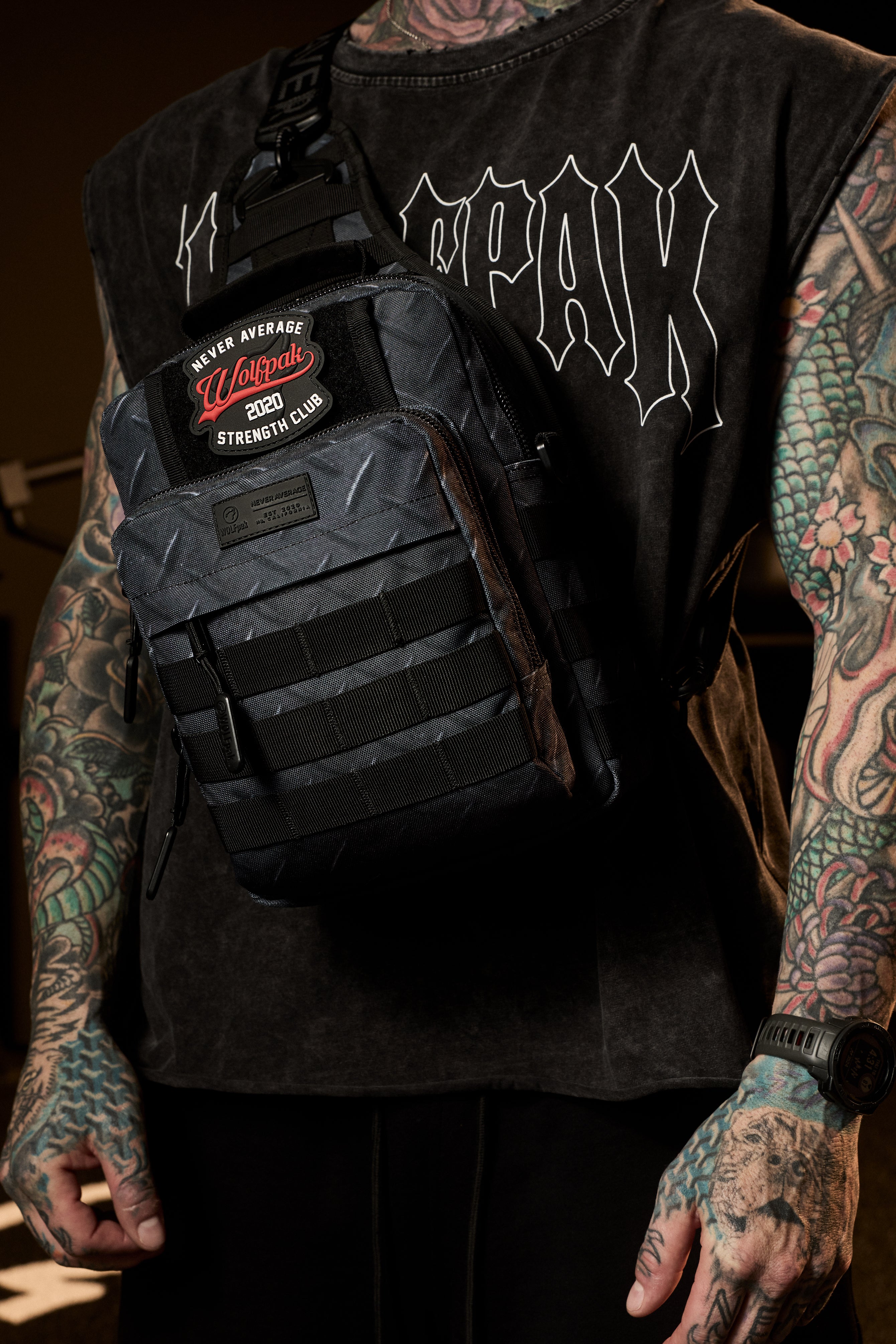 9L Tactical Sling Bag Strength Club