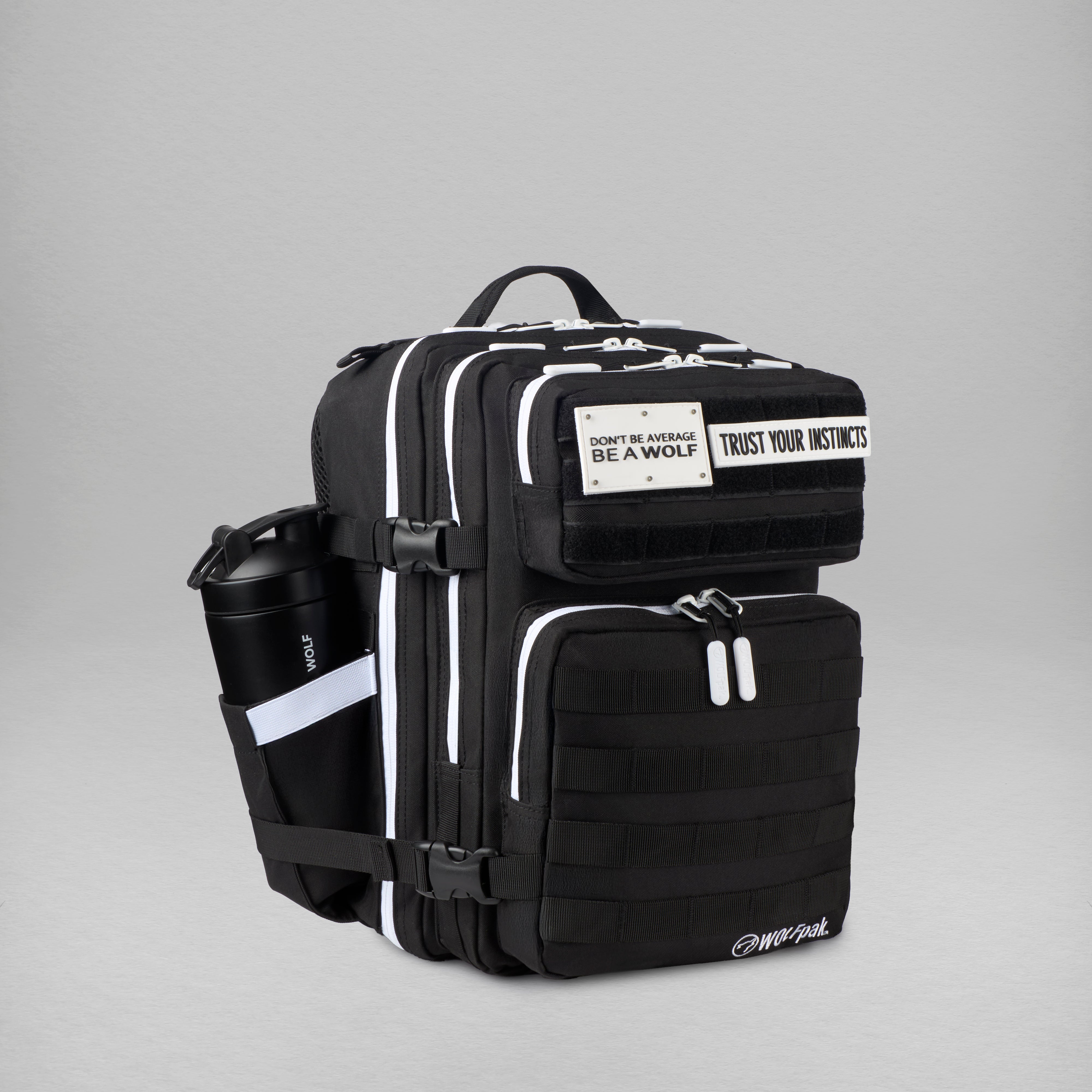 25L Backpack Alpha Black with White Accents