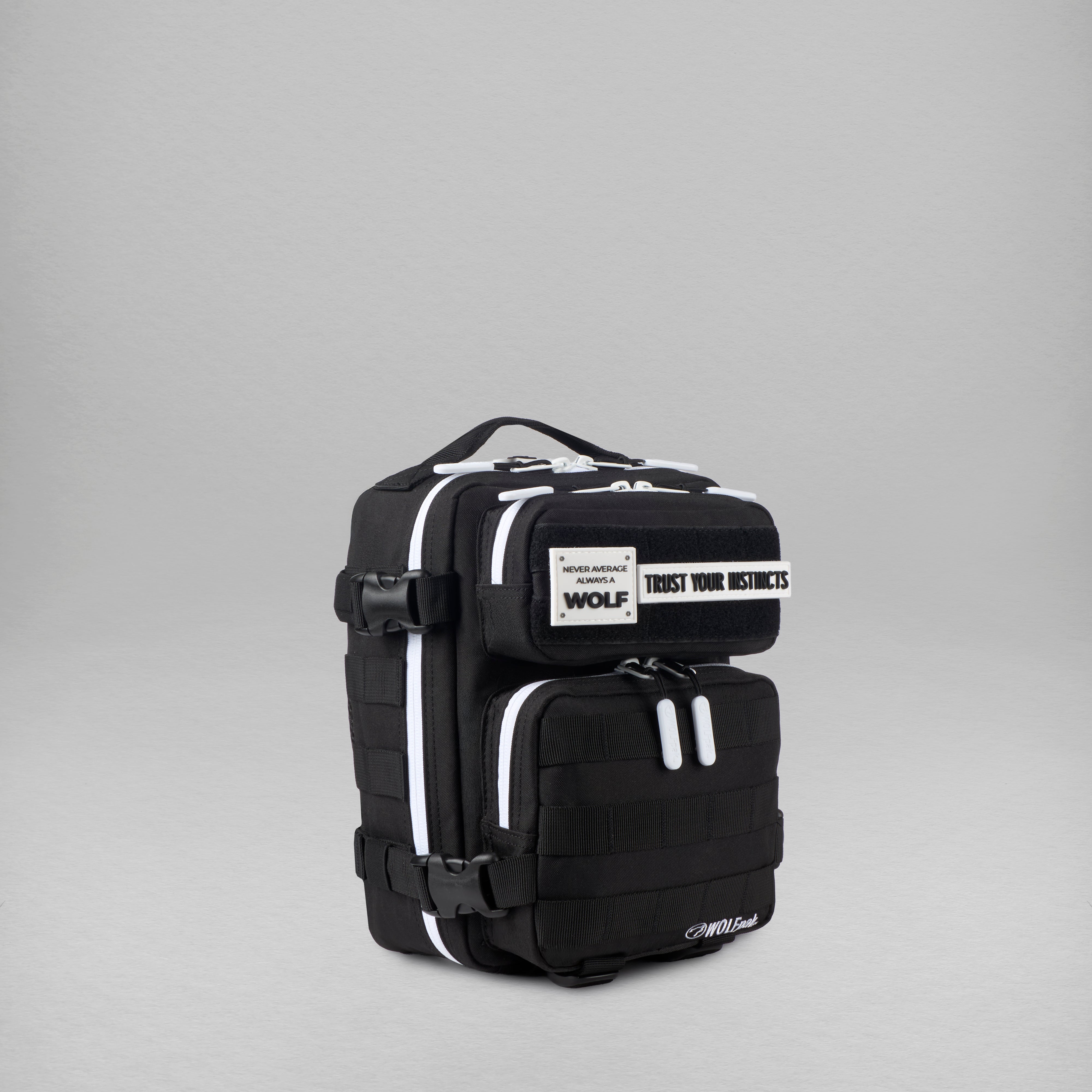 9L Backpack Mini Alpha Black White Accents