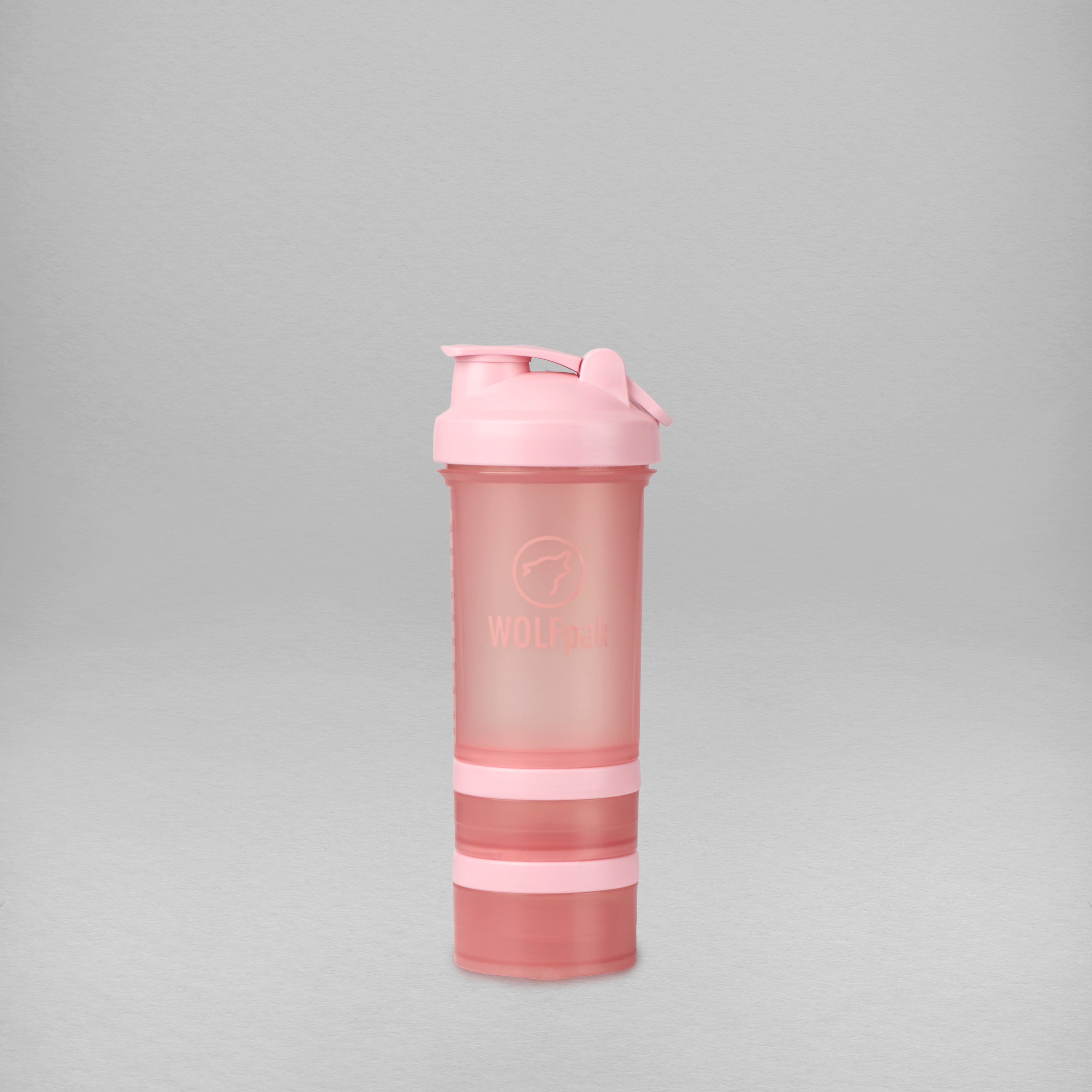 Dream Pink Shaker Bottle With Storage Compartments