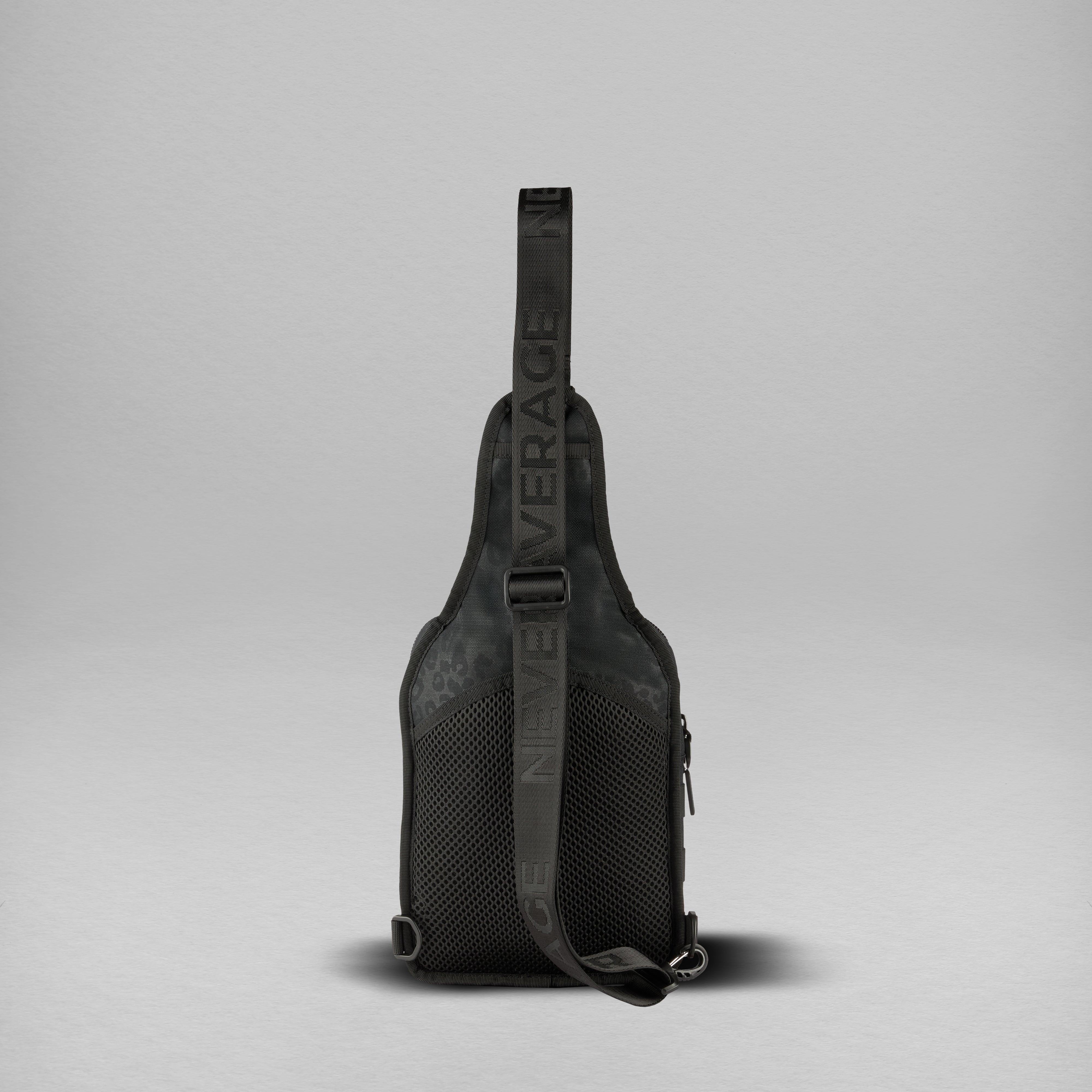 9L Tactical Sling Bag Black Leopard