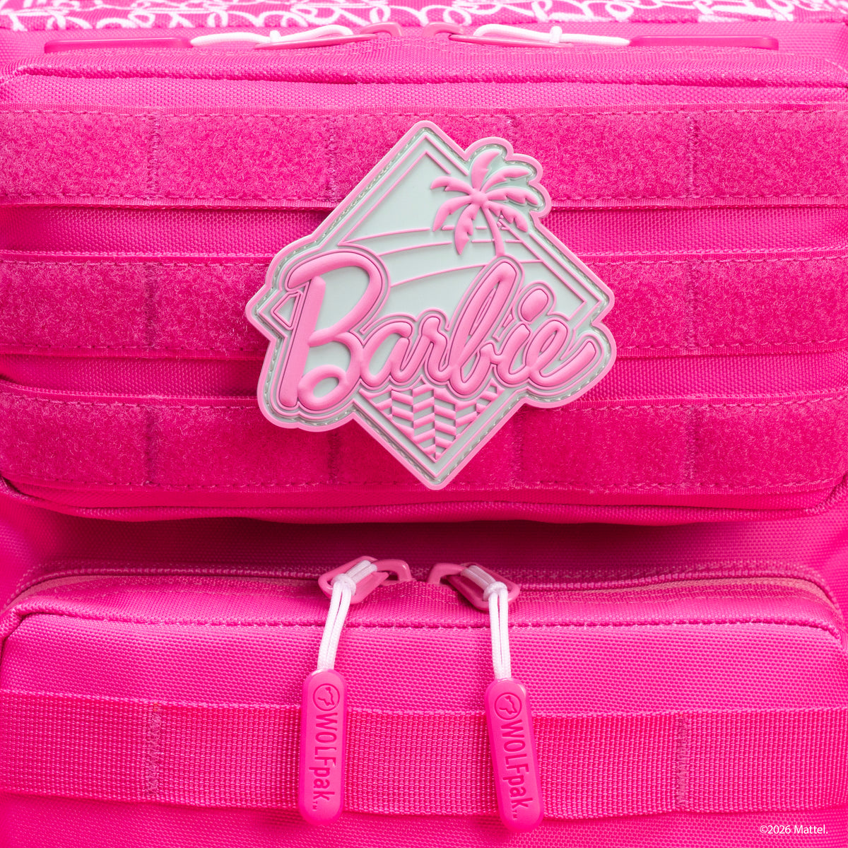 Barbie Teal/Pink Diamond Beach Patch
