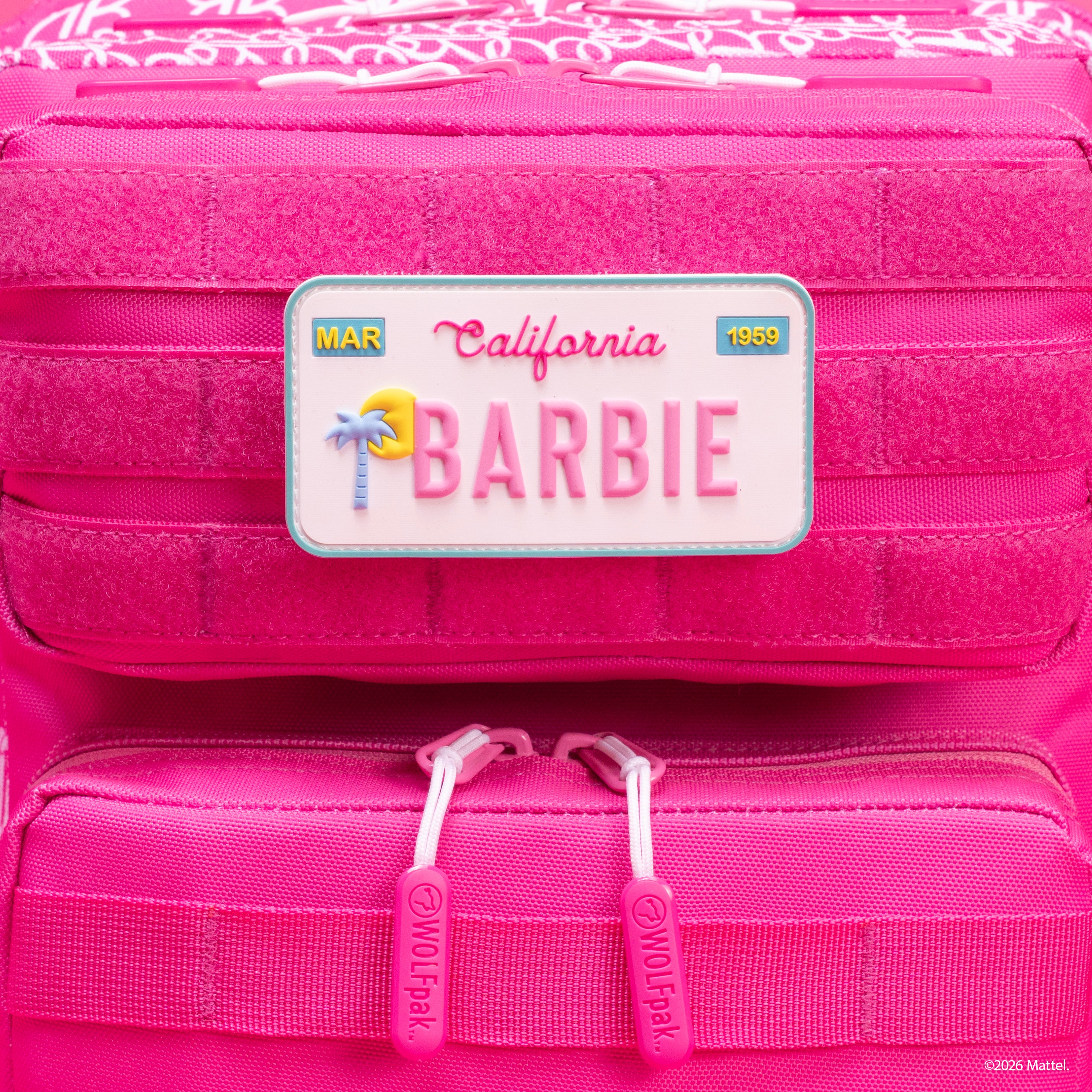 Barbie License Plate Patch PREVIEW