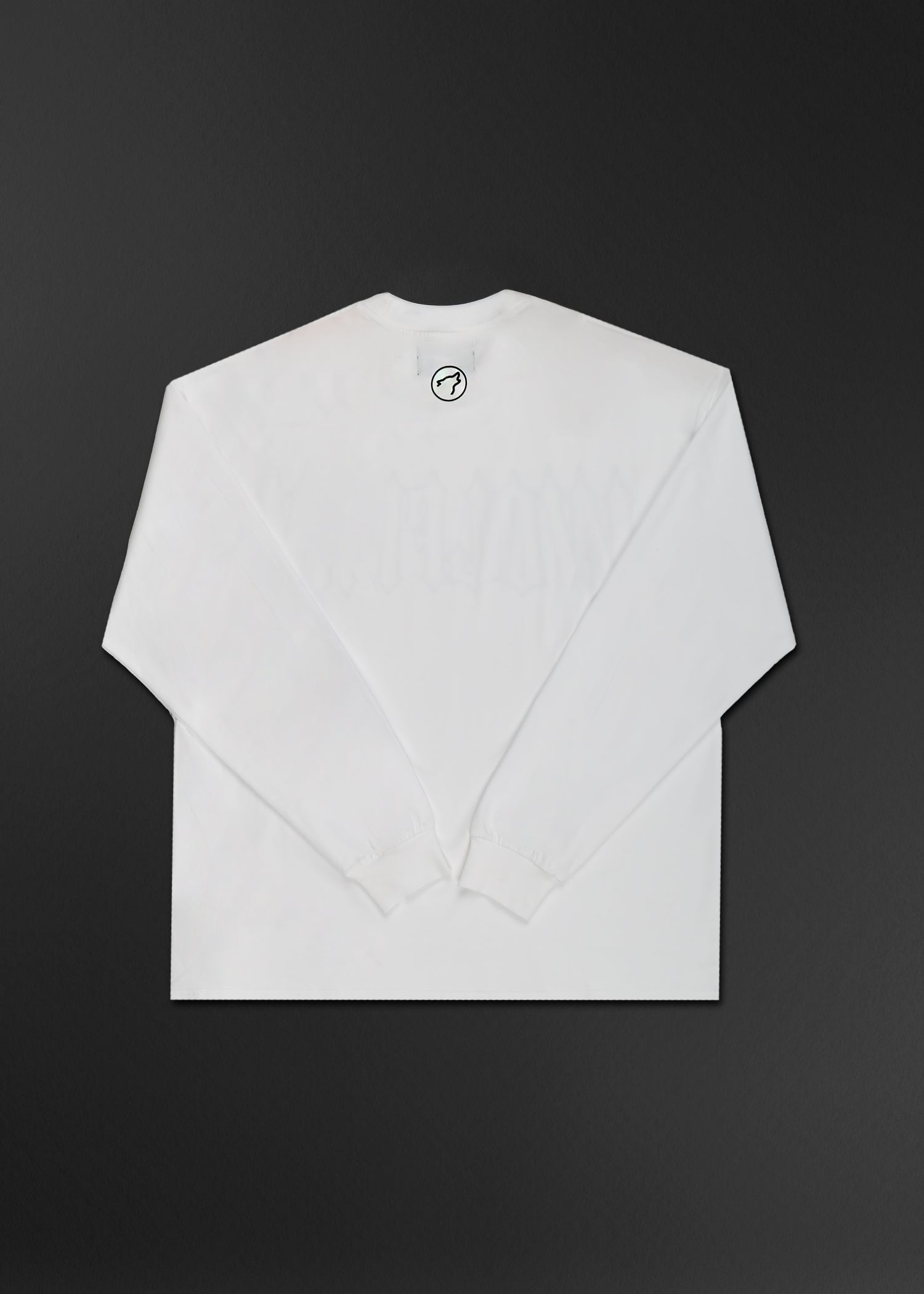 Ironwood Outline White Long Sleeve Tee