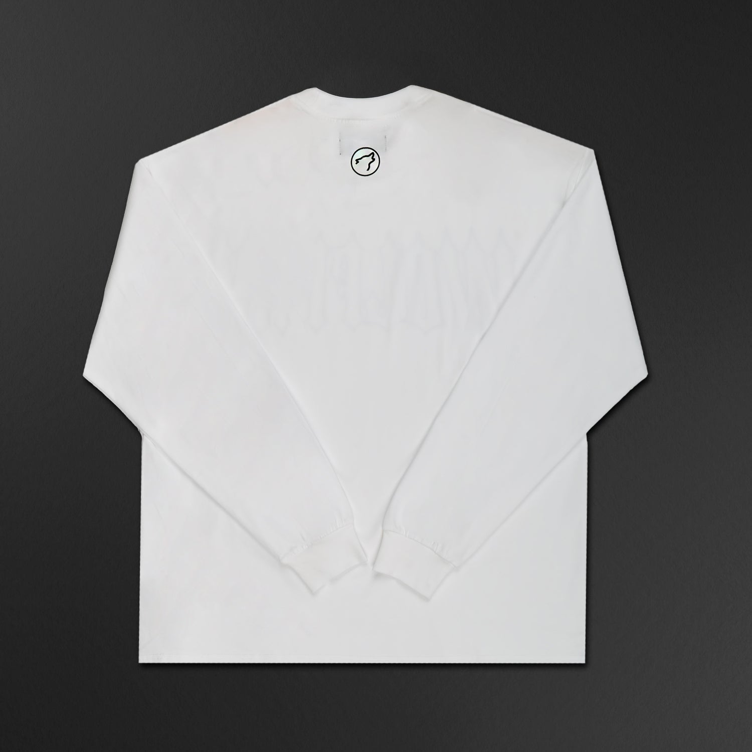 Ironwood Outline White Long Sleeve Tee