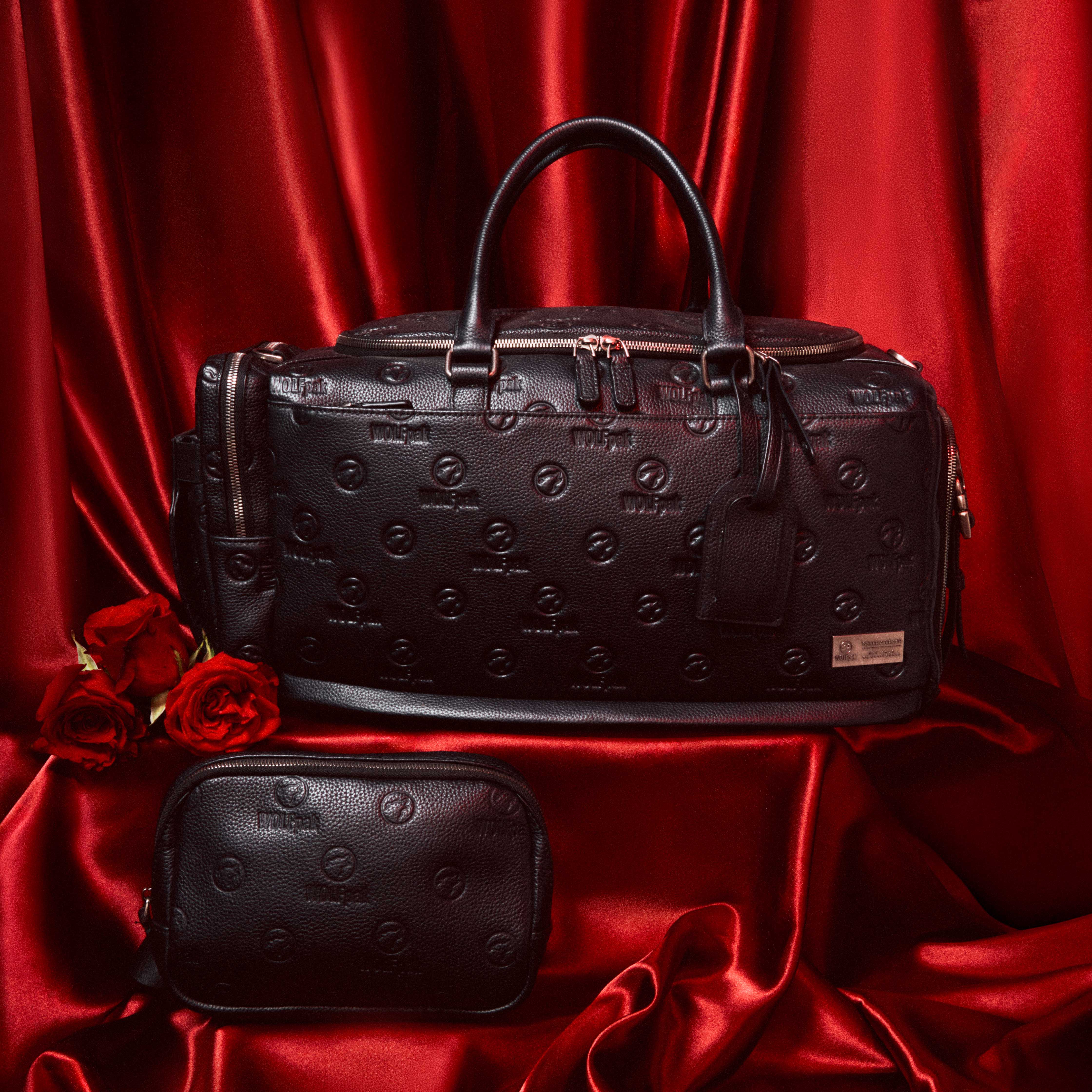 Luxury Leather Duffle & Crossbody Bundle