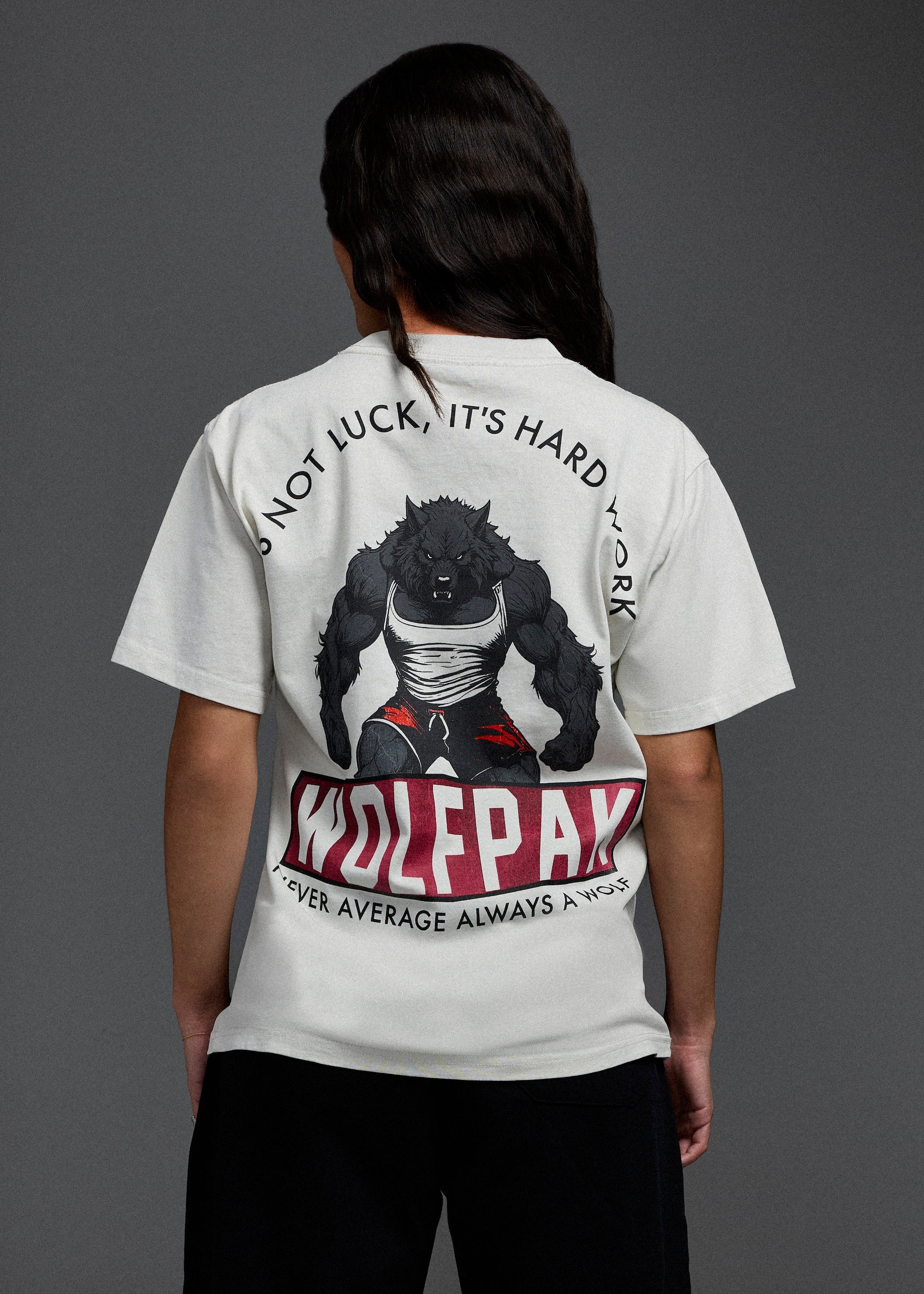 Strength Club Never Luck Graphic T-Shirt