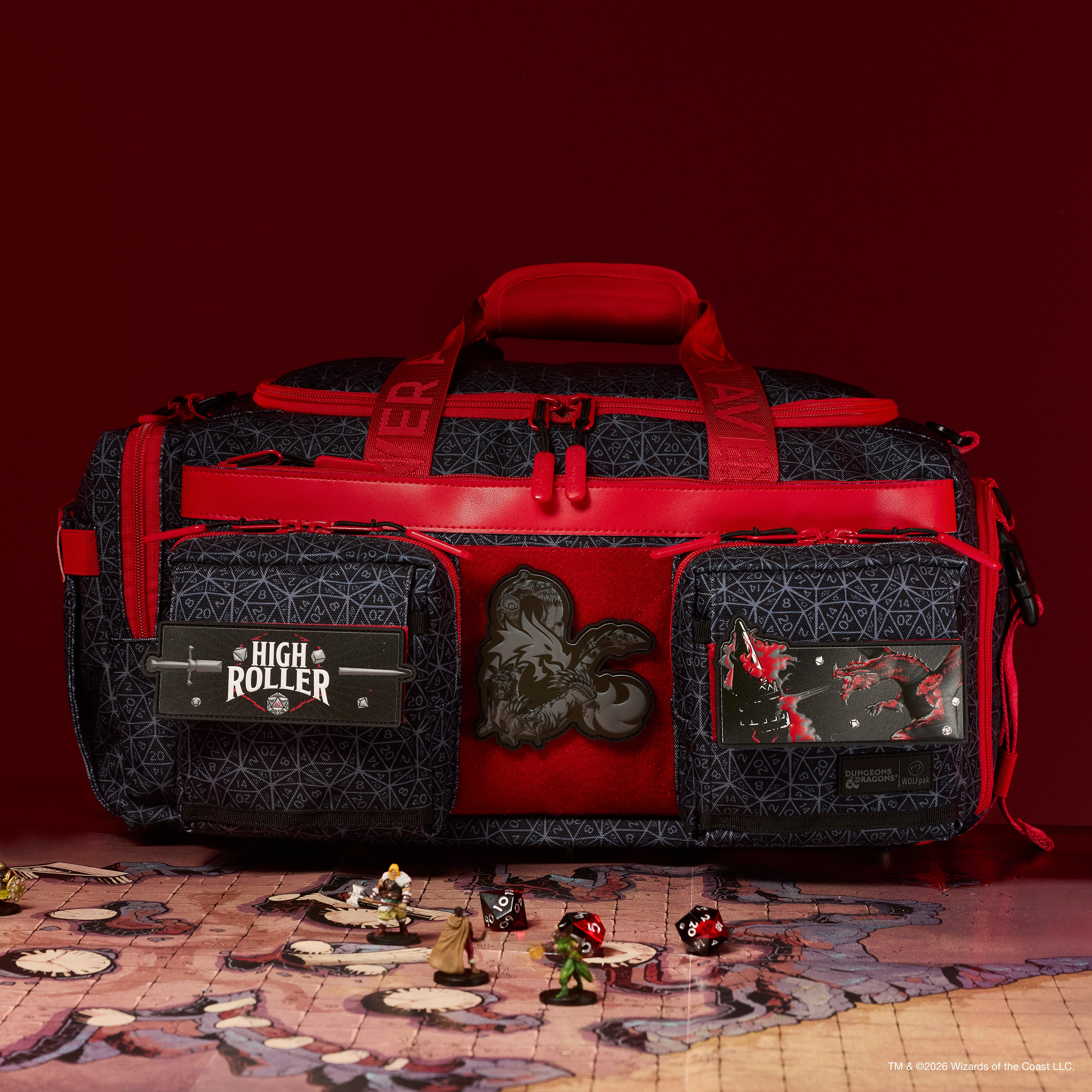 30L Perfect Duffle Bag Dungeons and Dragons PREVIEW