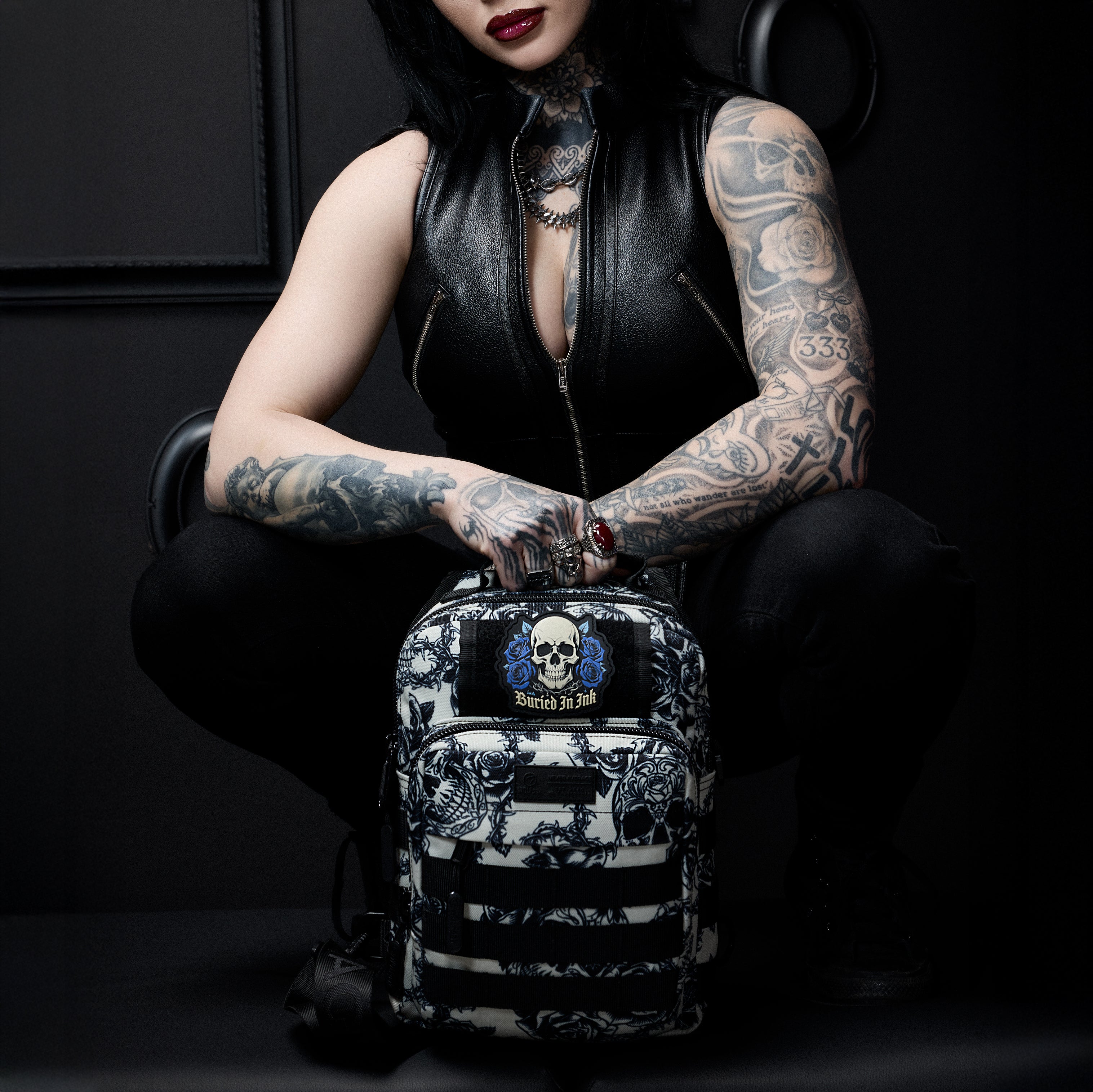 9L Tactical Sling Bag Buried In Ink PREVIEW