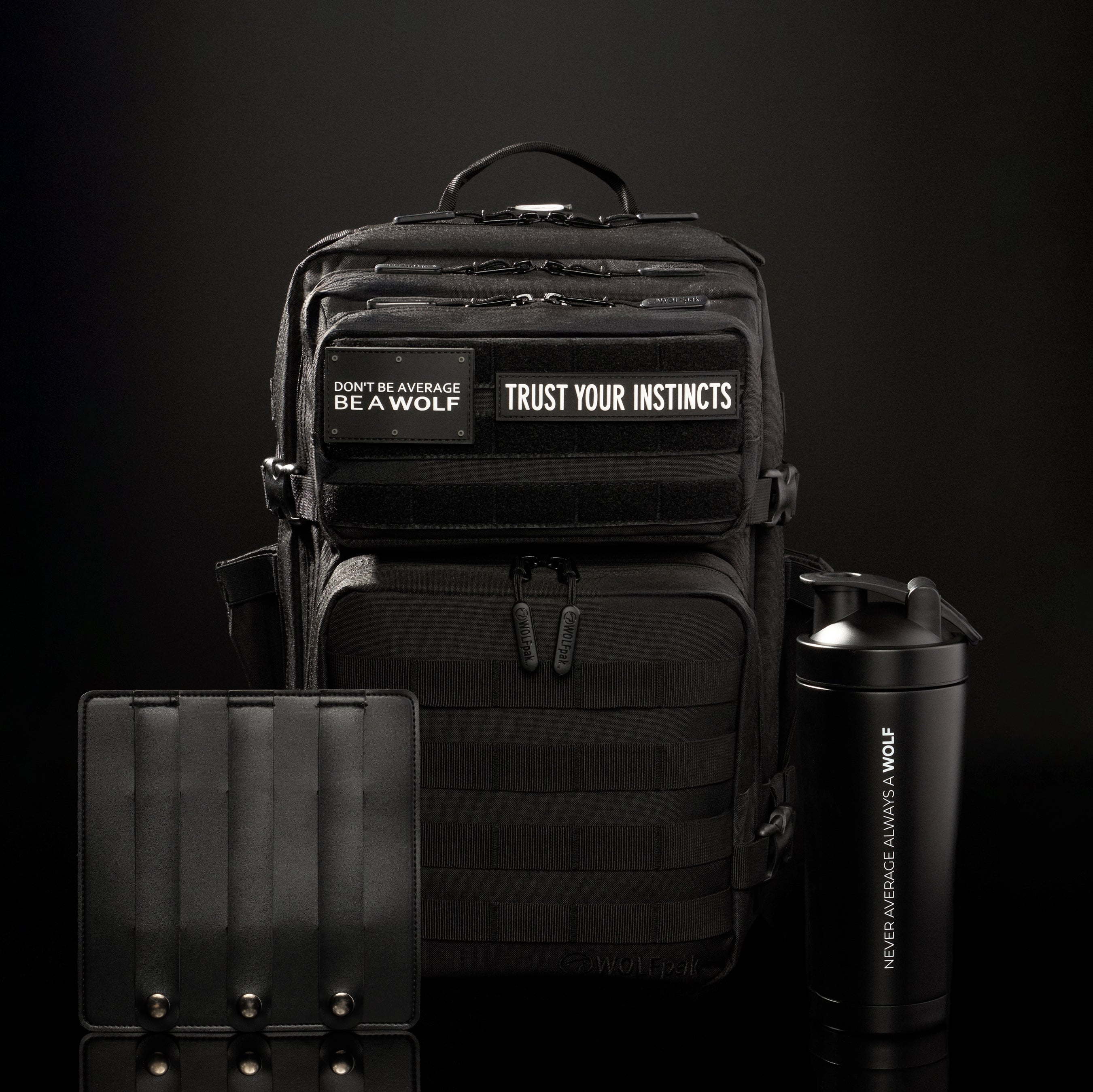 35L Alpha Black Backpack w/ Accessories