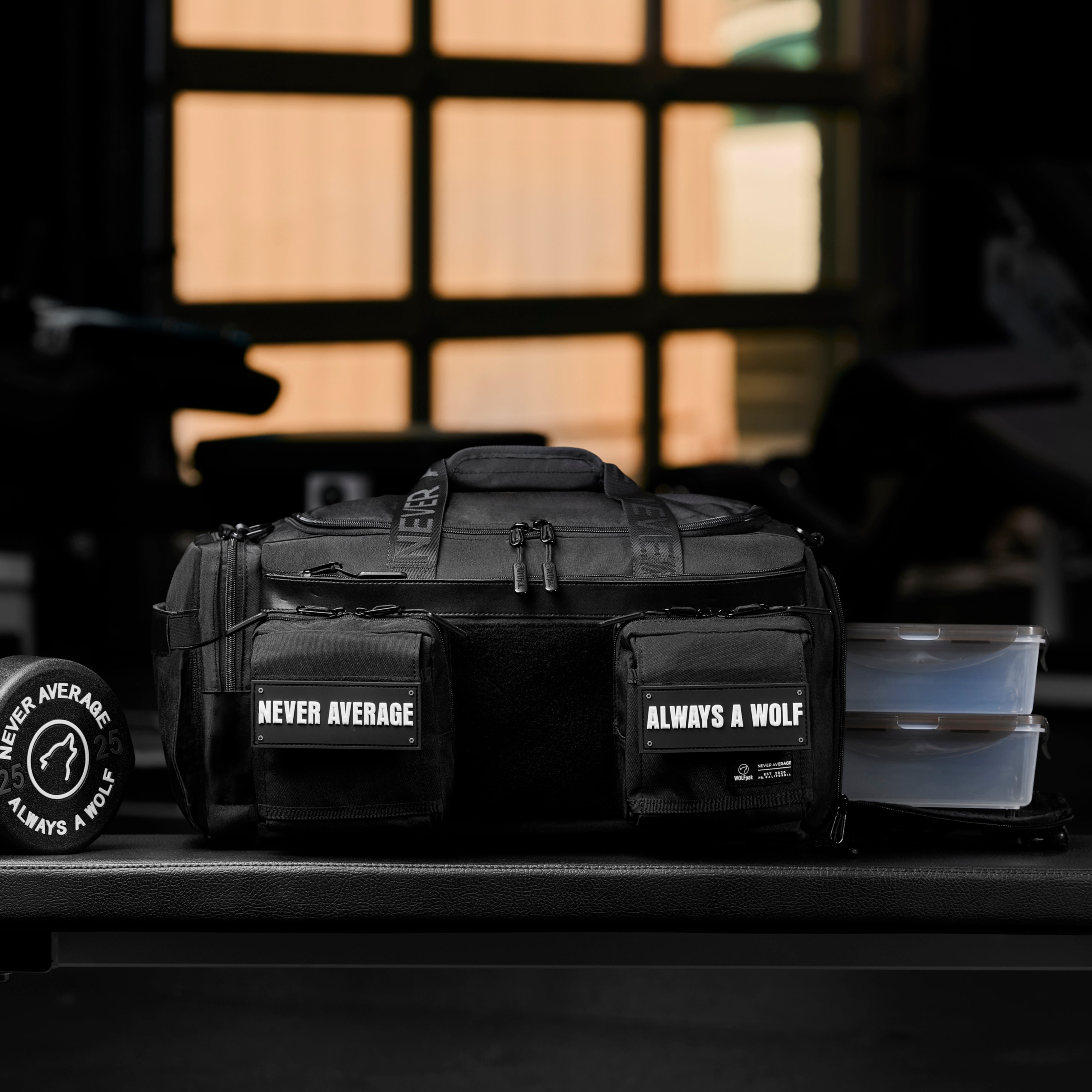 30L Perfect Meal Management Duffle Bag Alpha Black