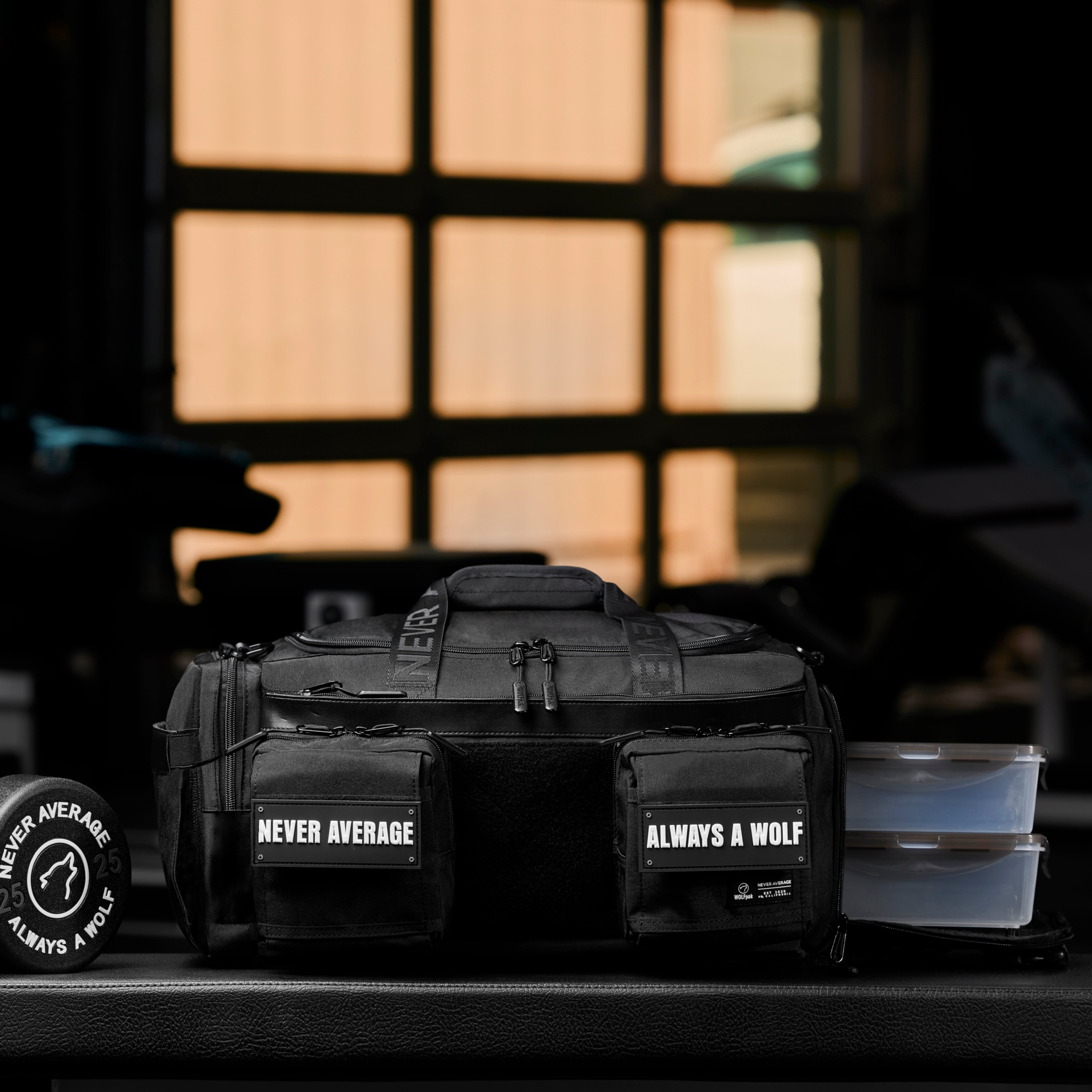 30L Perfect Meal Management Duffle Bag Alpha Black