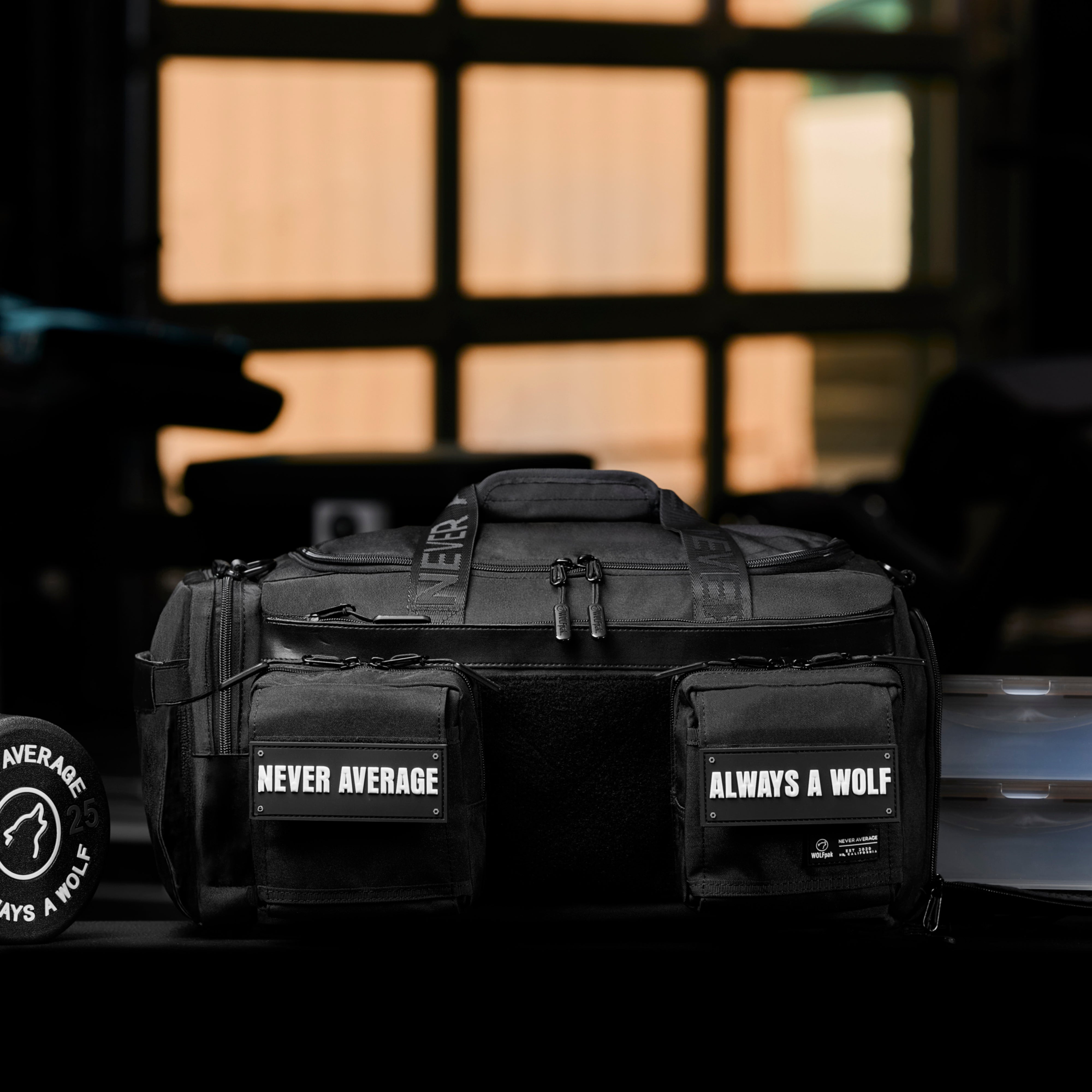 30L Perfect Meal Management Duffle Bag Alpha Black