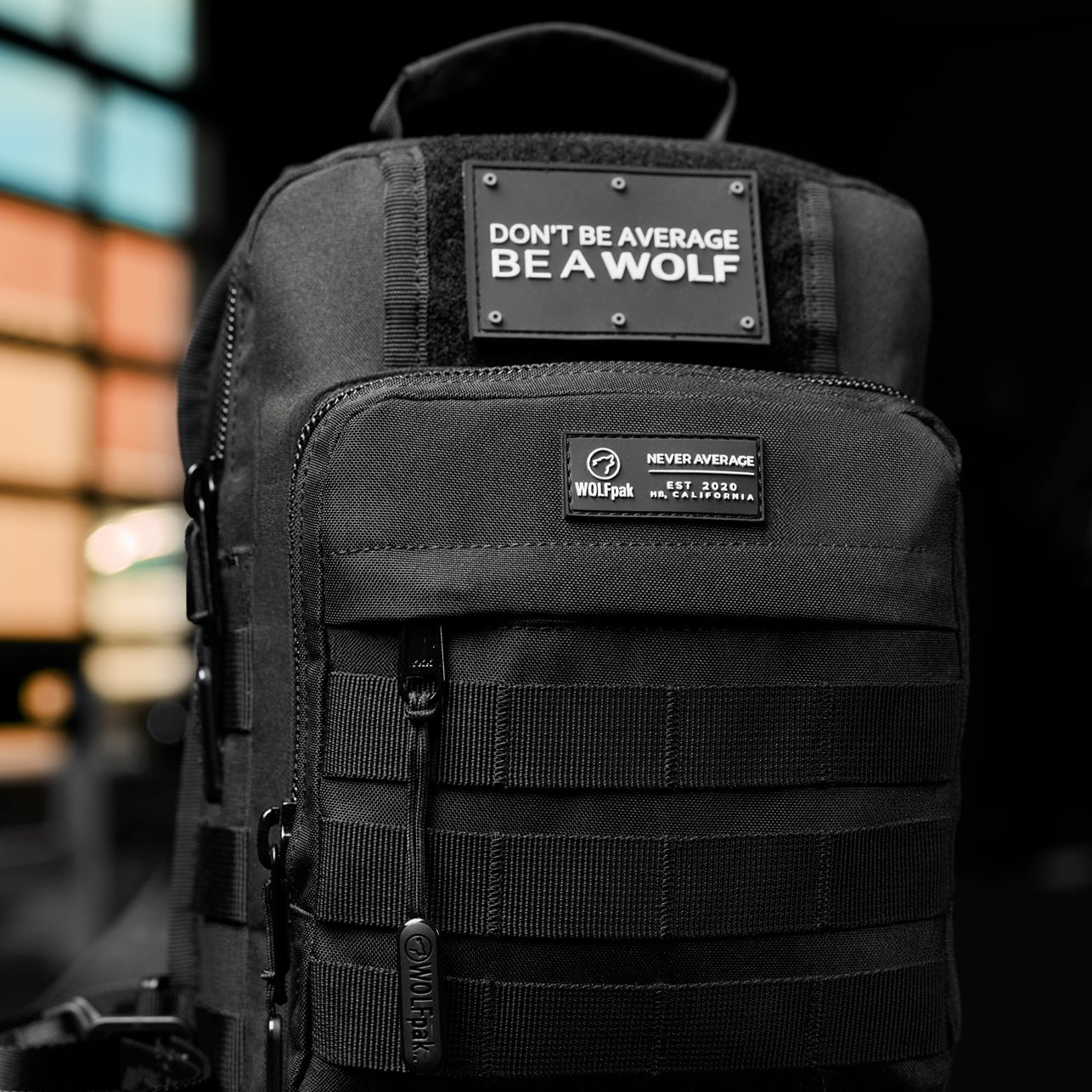 Sac bandoulière tactique Alpha 9L Noir