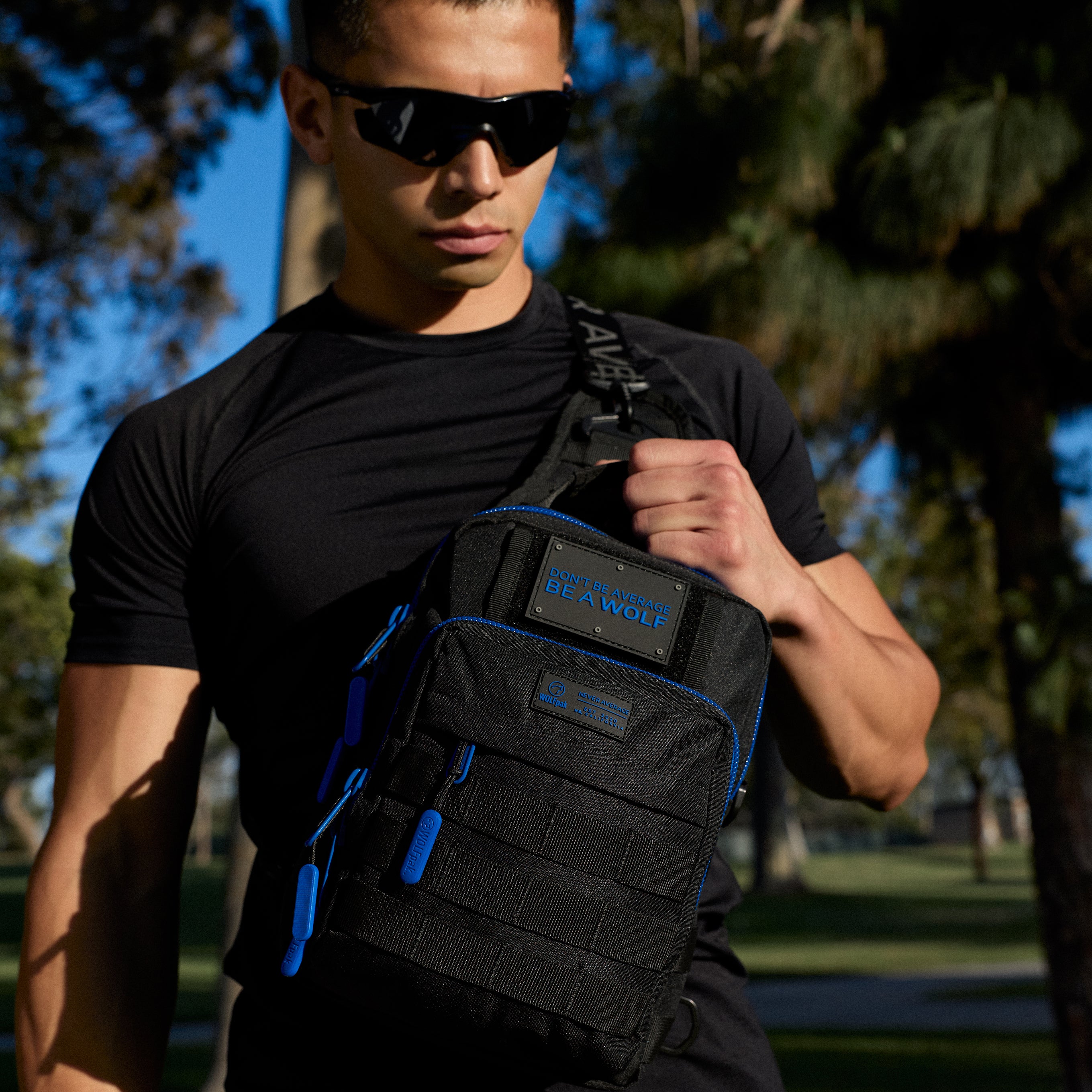 9L Tactical Sling Bag Blue Wolf PREVIEW