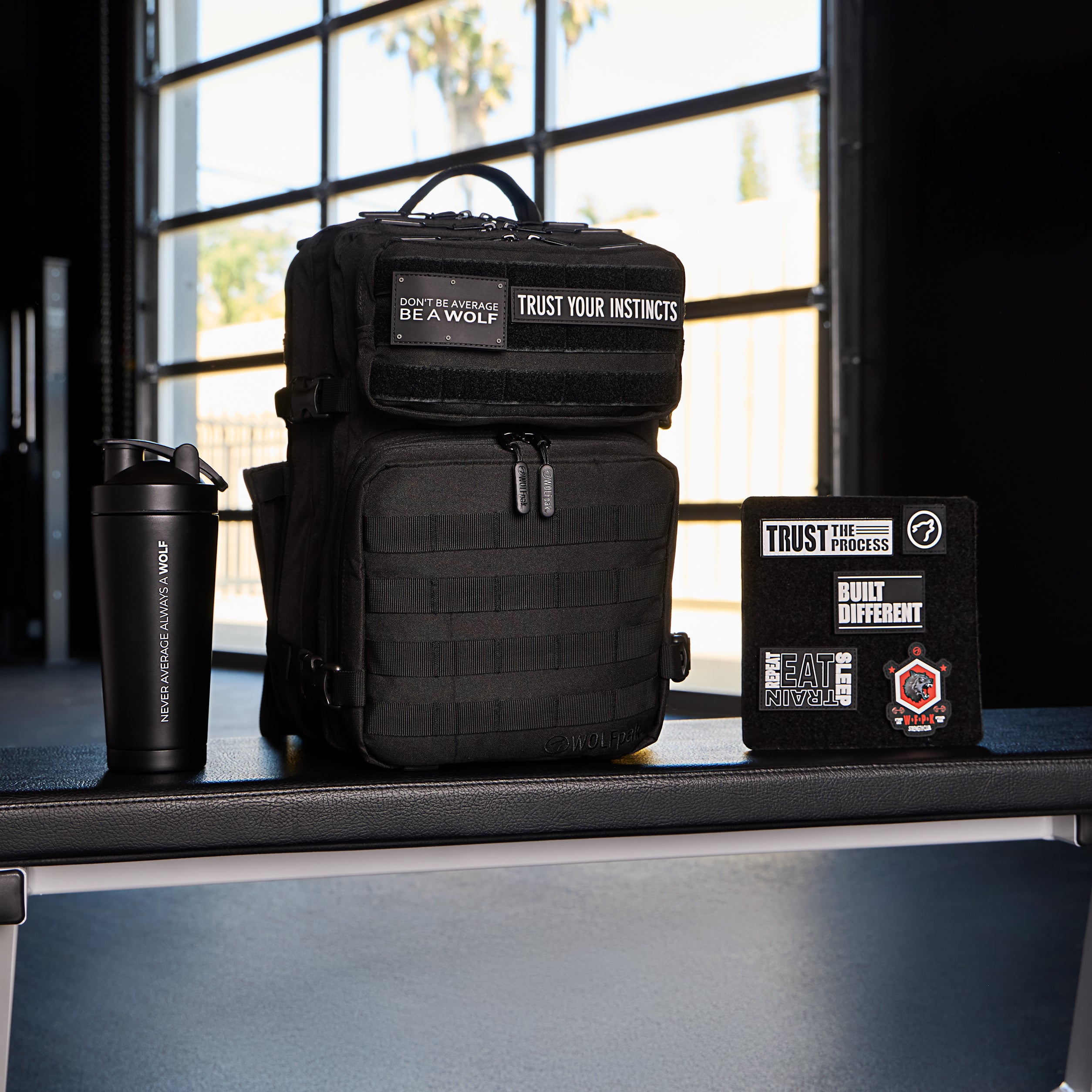 35L Alpha Black Backpack w/ Accessories Bundle