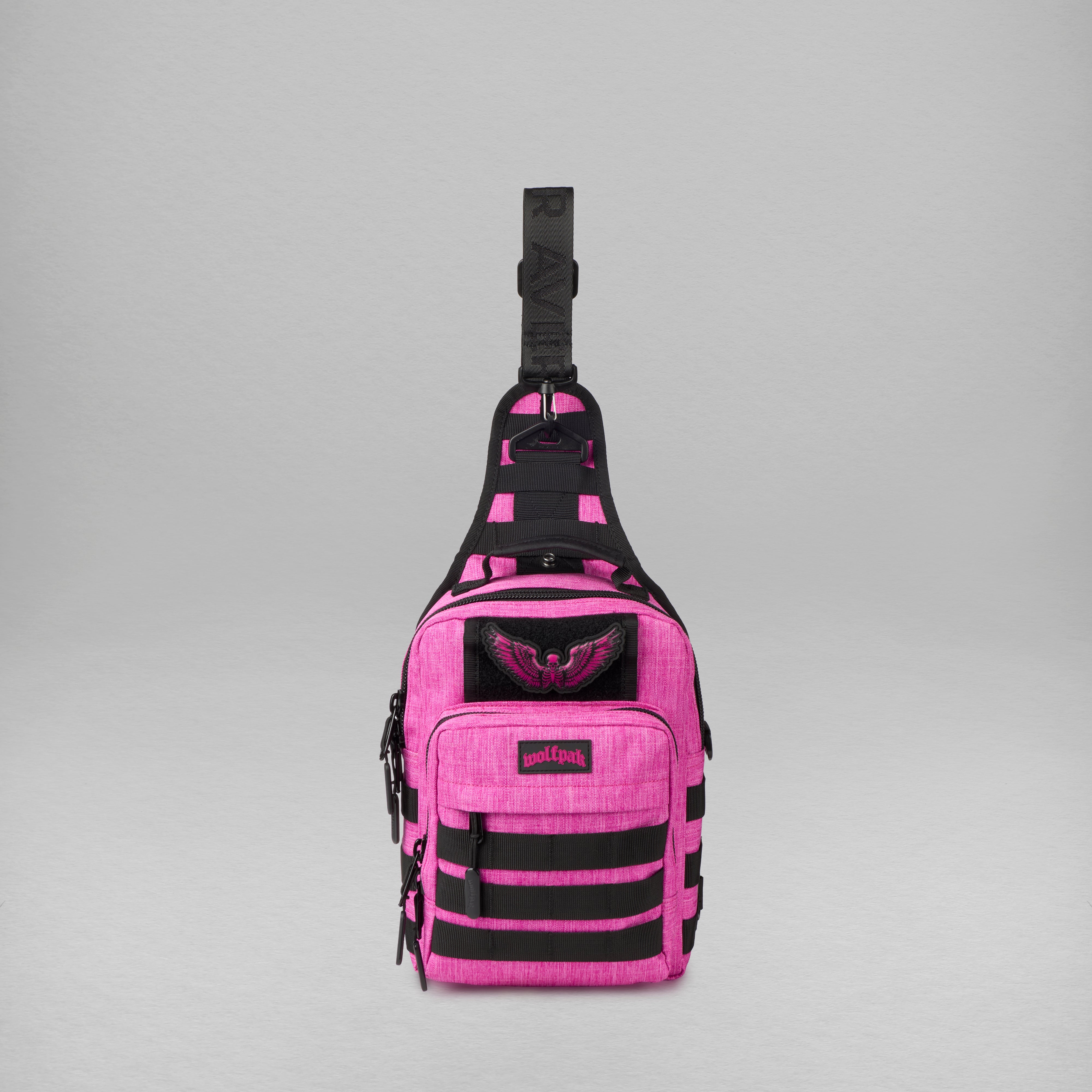 9L Tactical Sling Bag Deathwing Pink