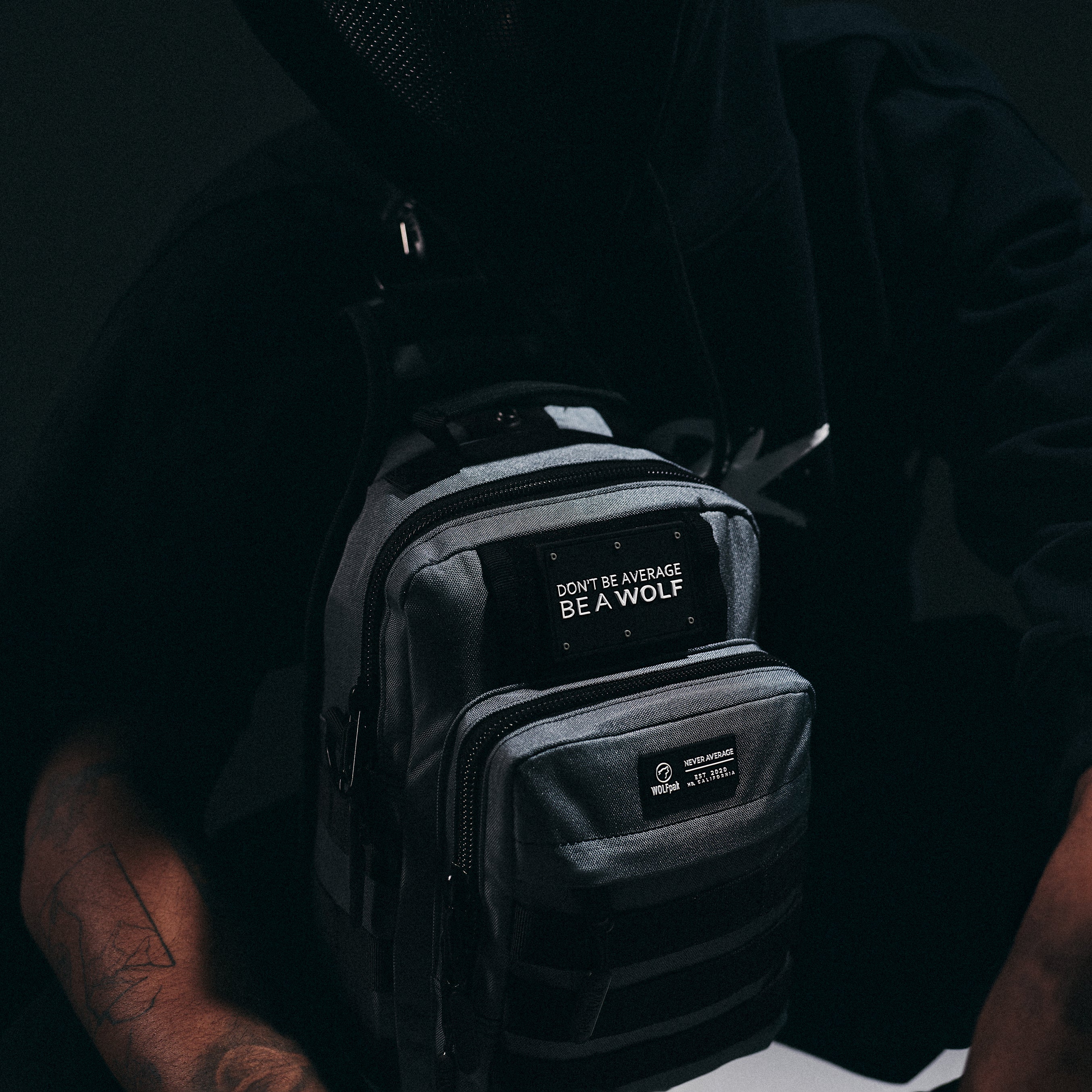 9L Tactical Sling Bag Iron Gray