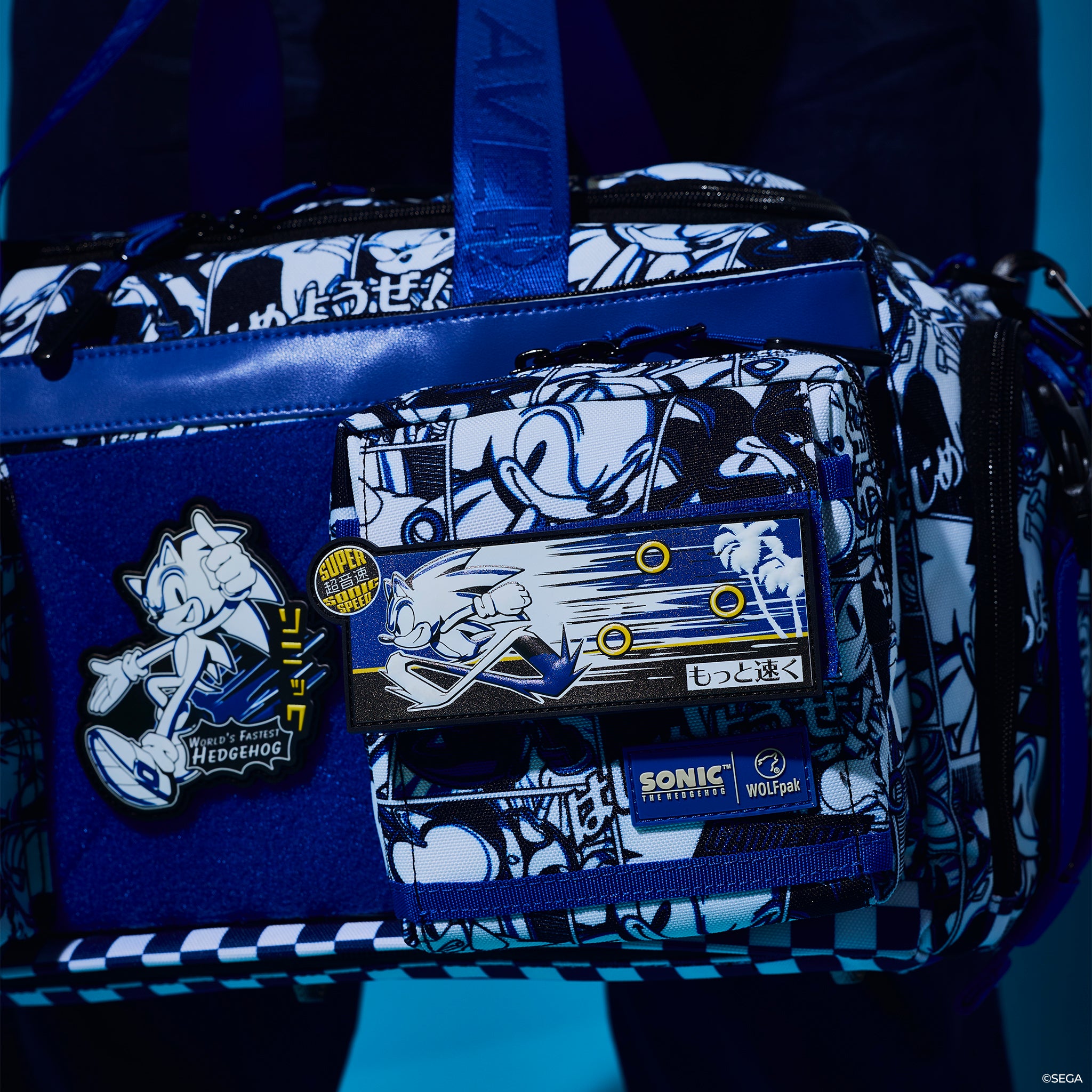 30L Perfect Duffle Bag Sonic The Hedgehog