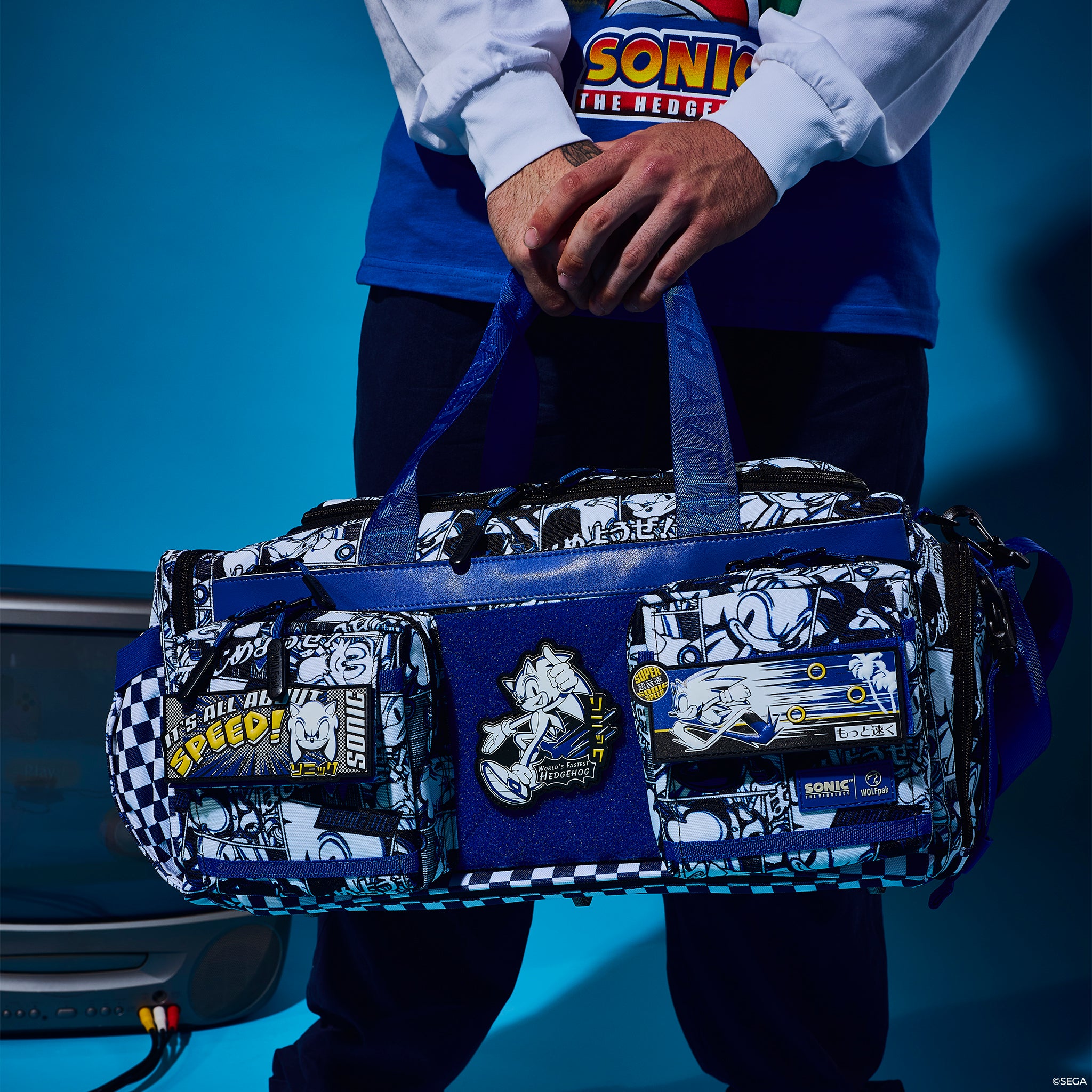 30L Perfect Duffle Bag Sonic The Hedgehog