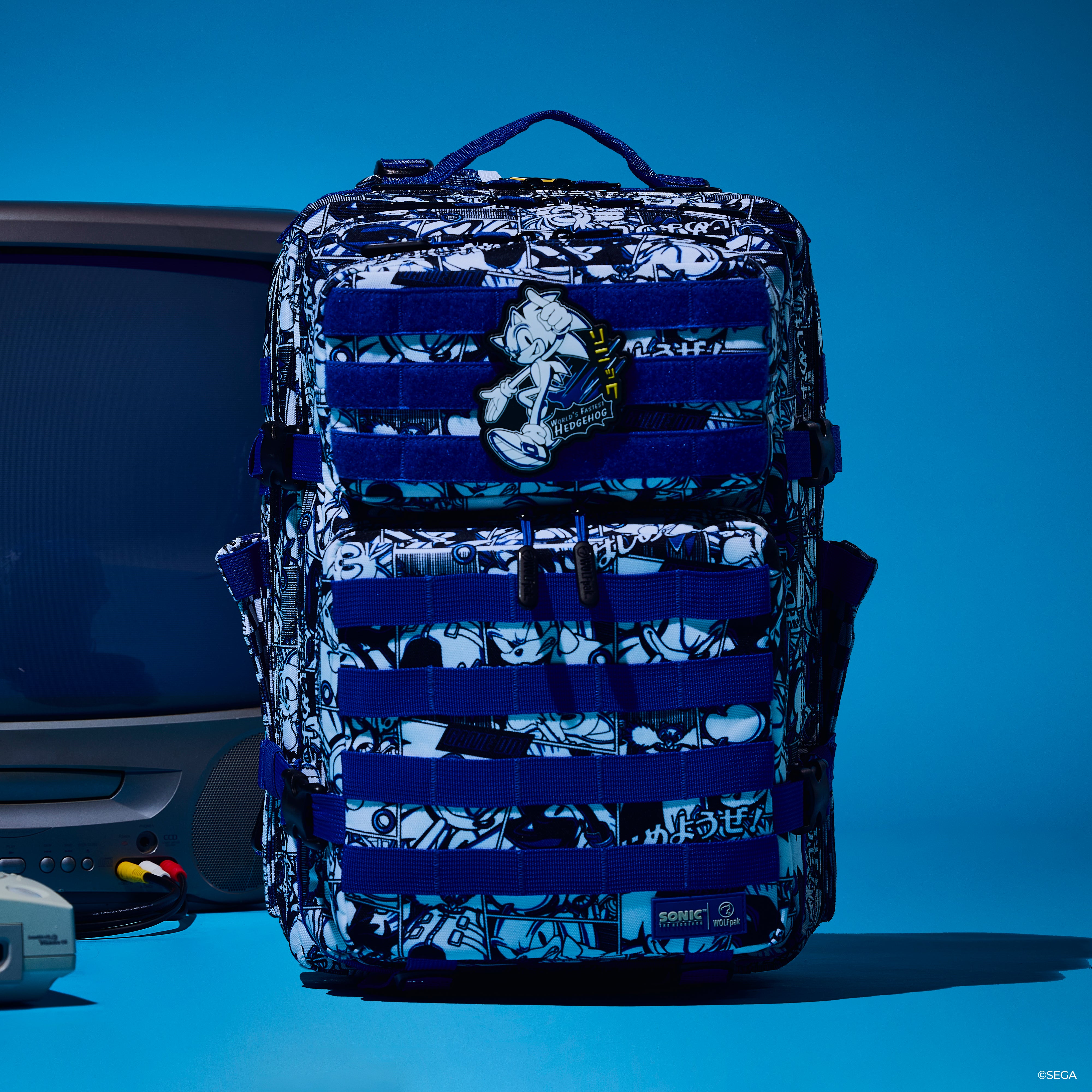 Sonic Gotta Go Fast Backpack & Sling Bundle