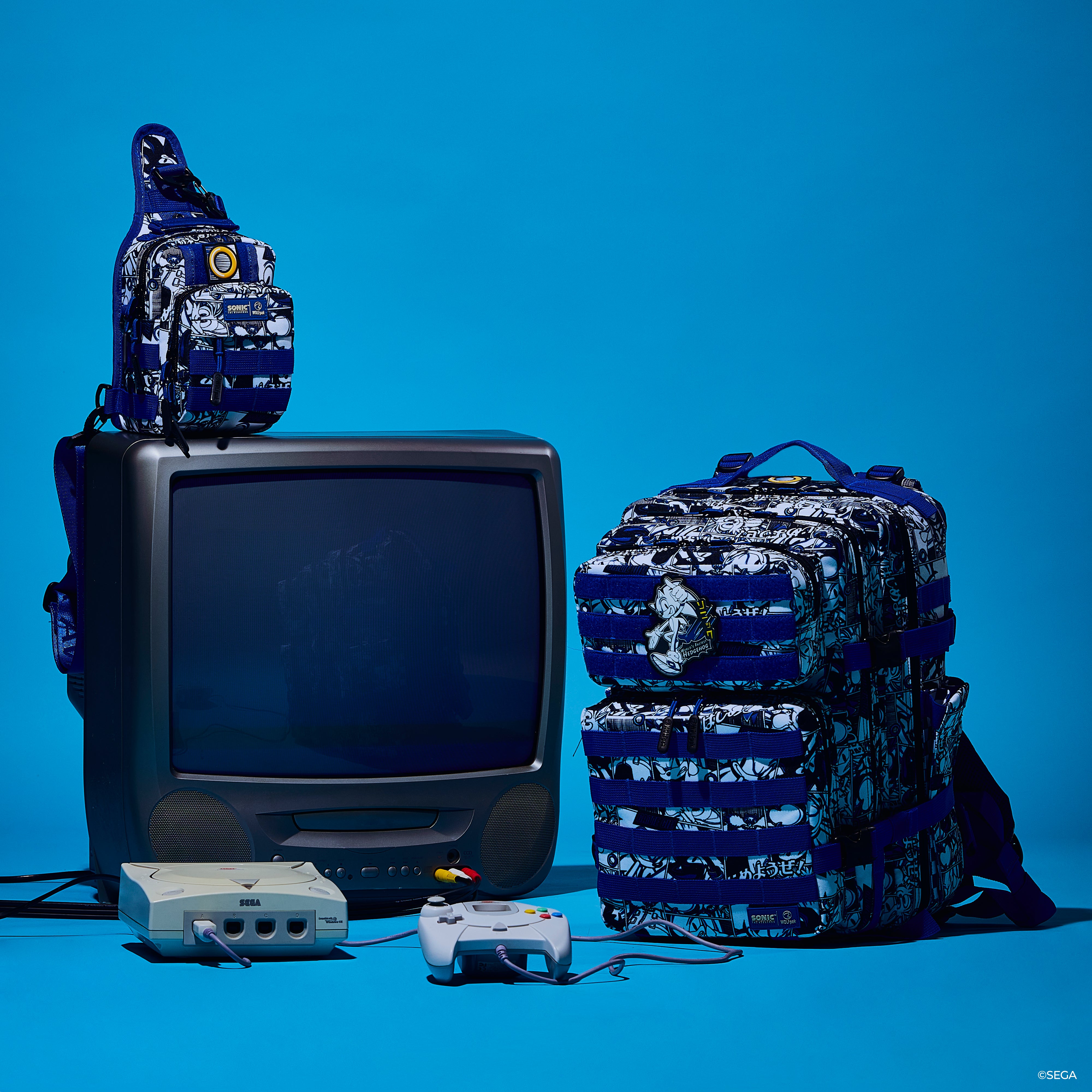 Sonic Gotta Go Fast Backpack & Sling Bundle