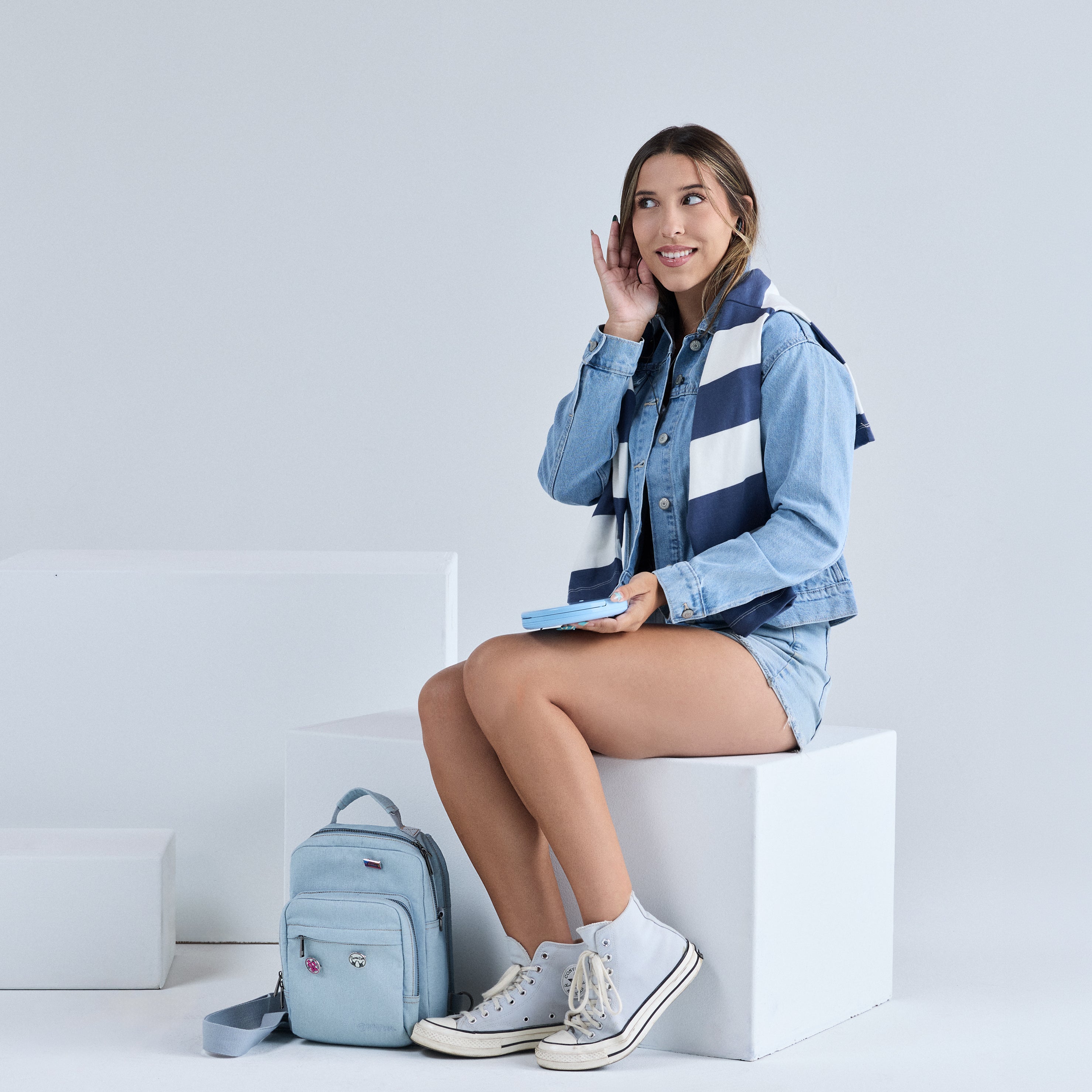 9L Sling Bag Classic Denim