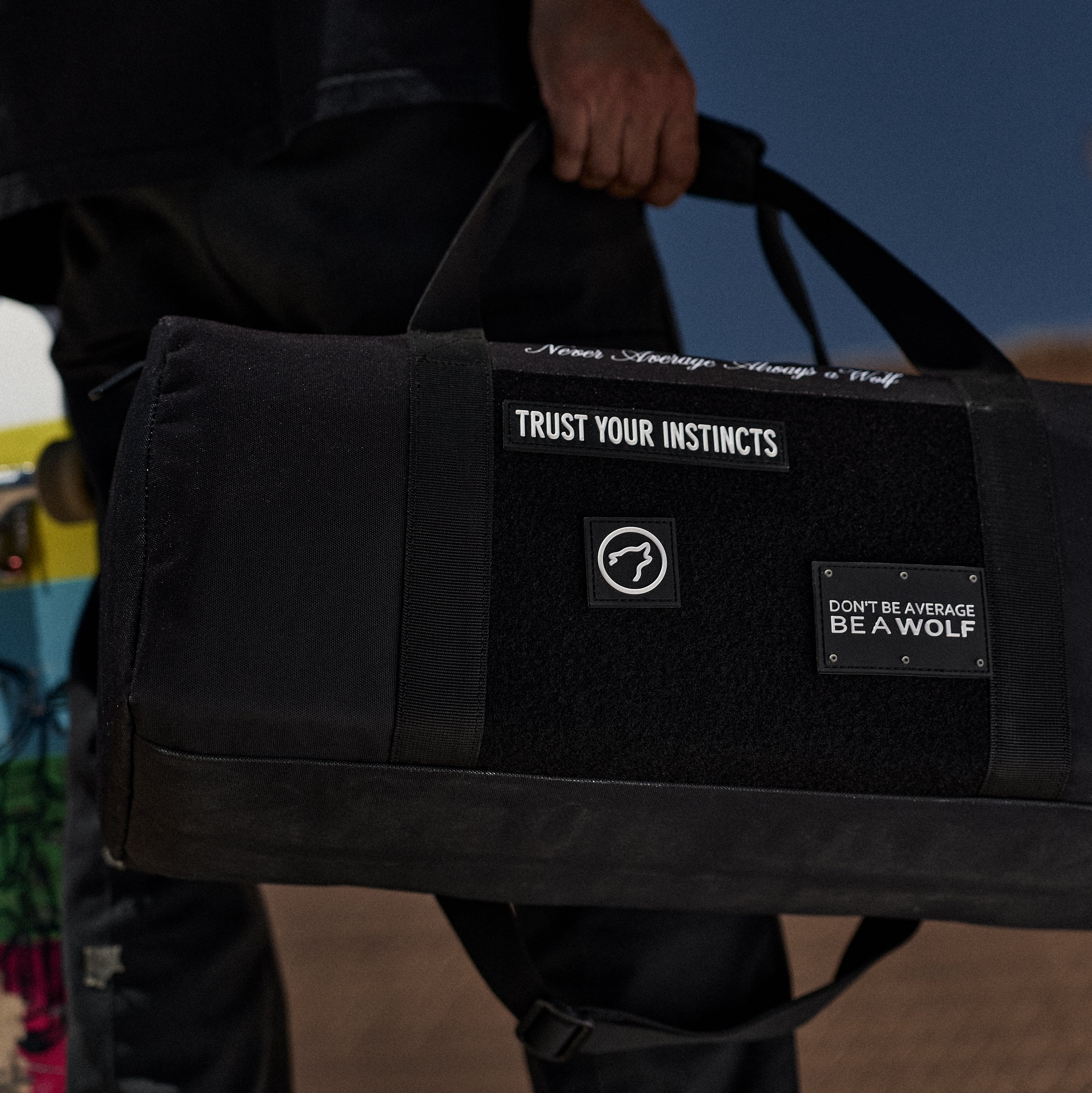 25L Everyday Patch Panel Duffle Deathwing