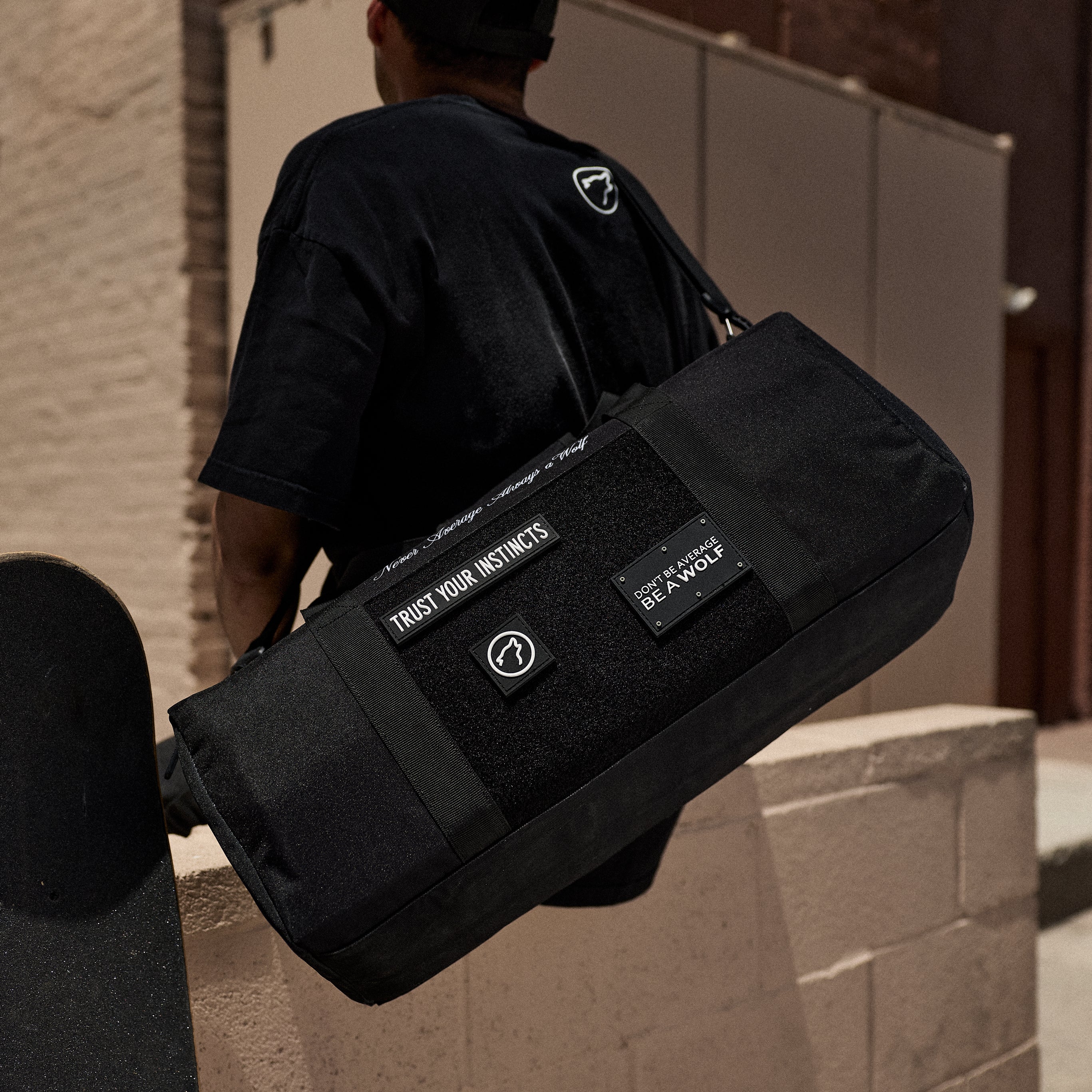 25L Everyday Patch Panel Duffle Deathwing