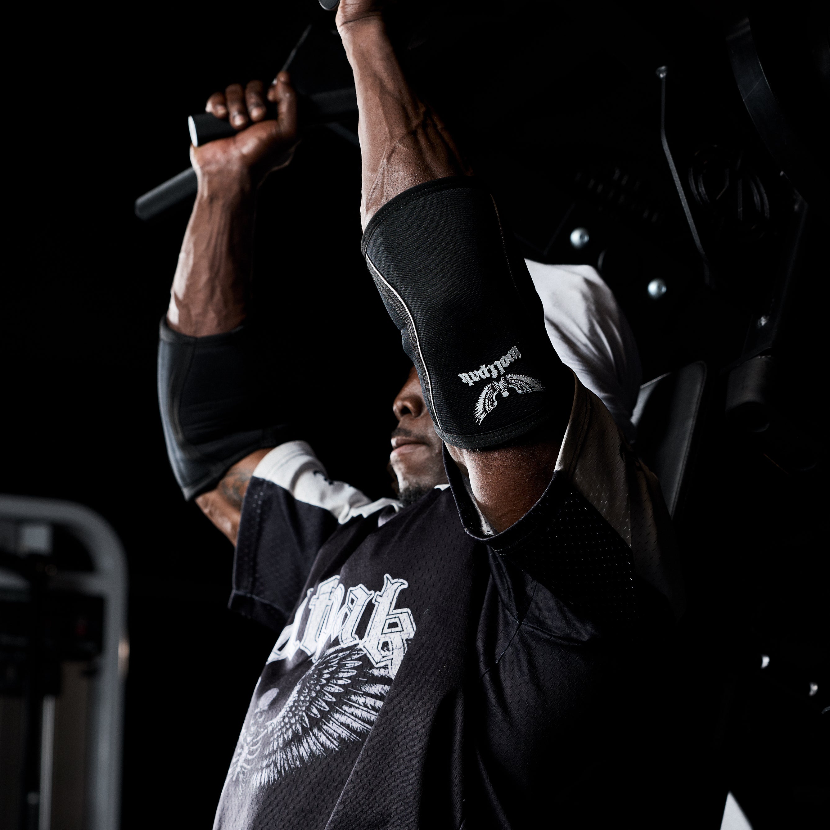 5mm Deathwing Logo Black Elbow Sleeves