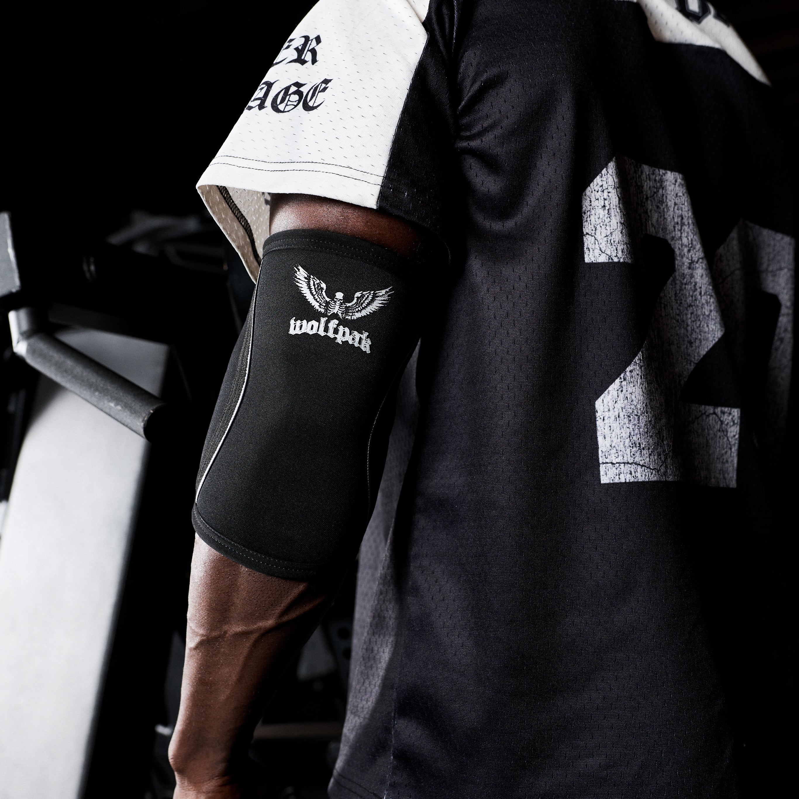 5mm Deathwing Logo Black Elbow Sleeves