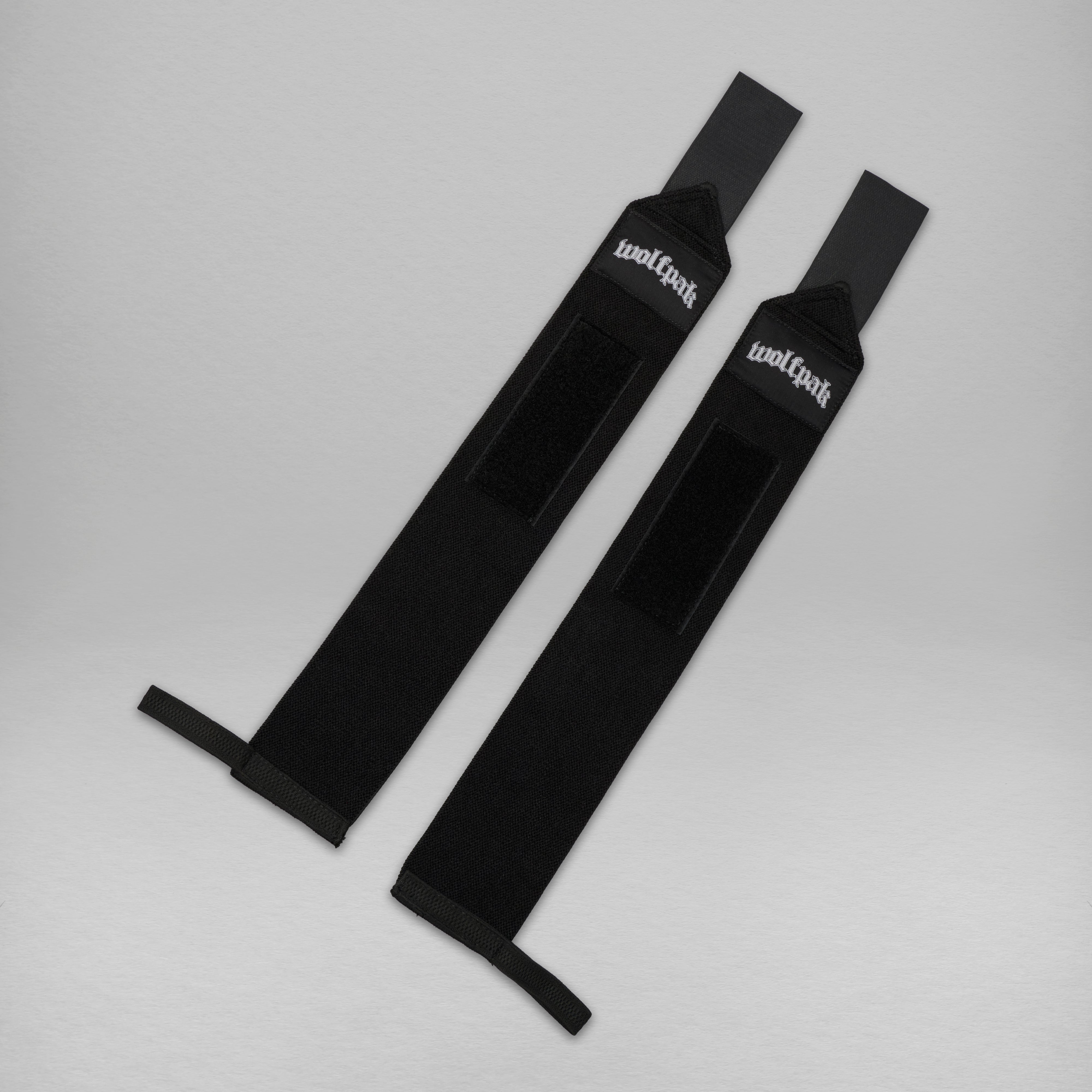 Deathwing Script Black Wrist Wraps 18"