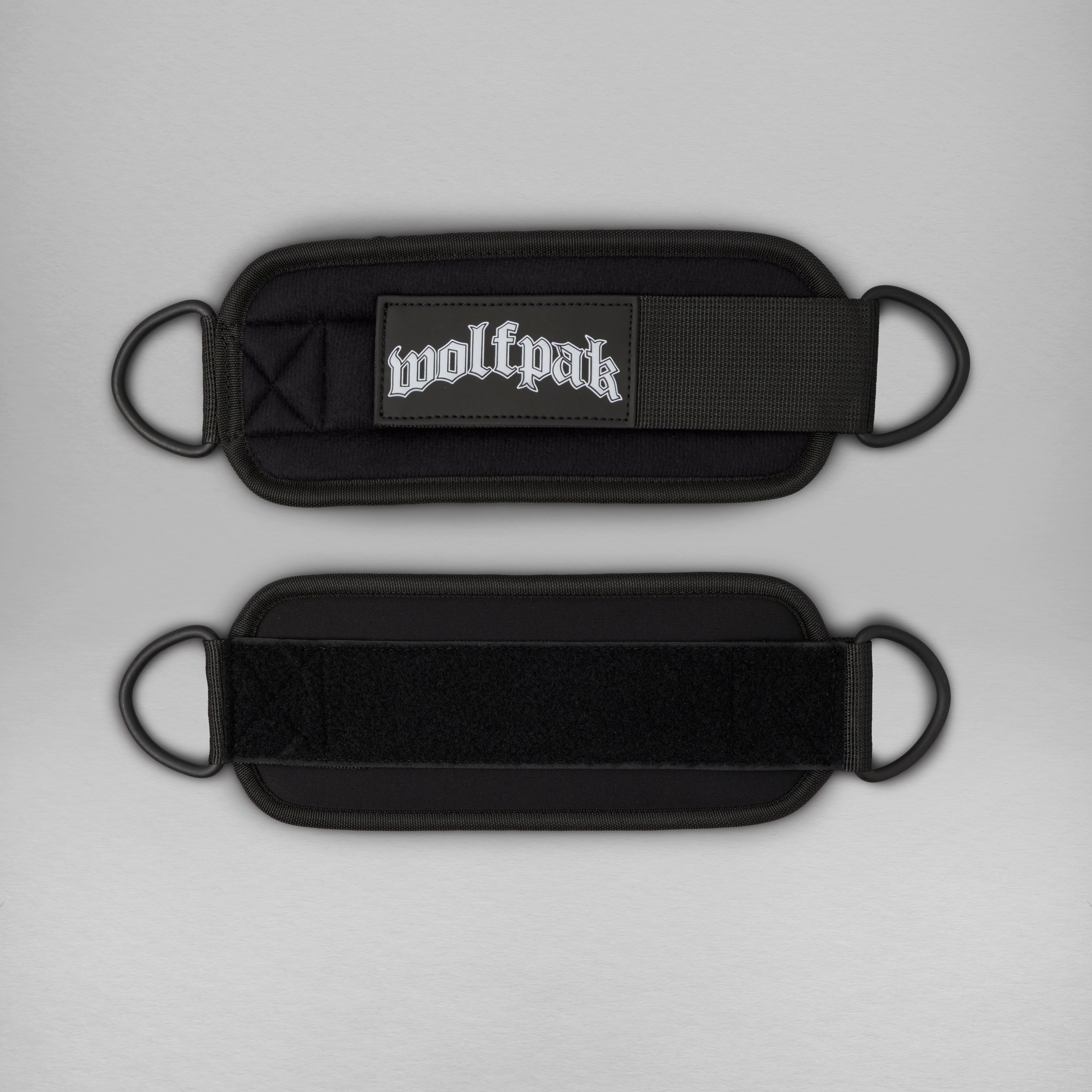 7mm Deathwing Script Black Ankle Straps