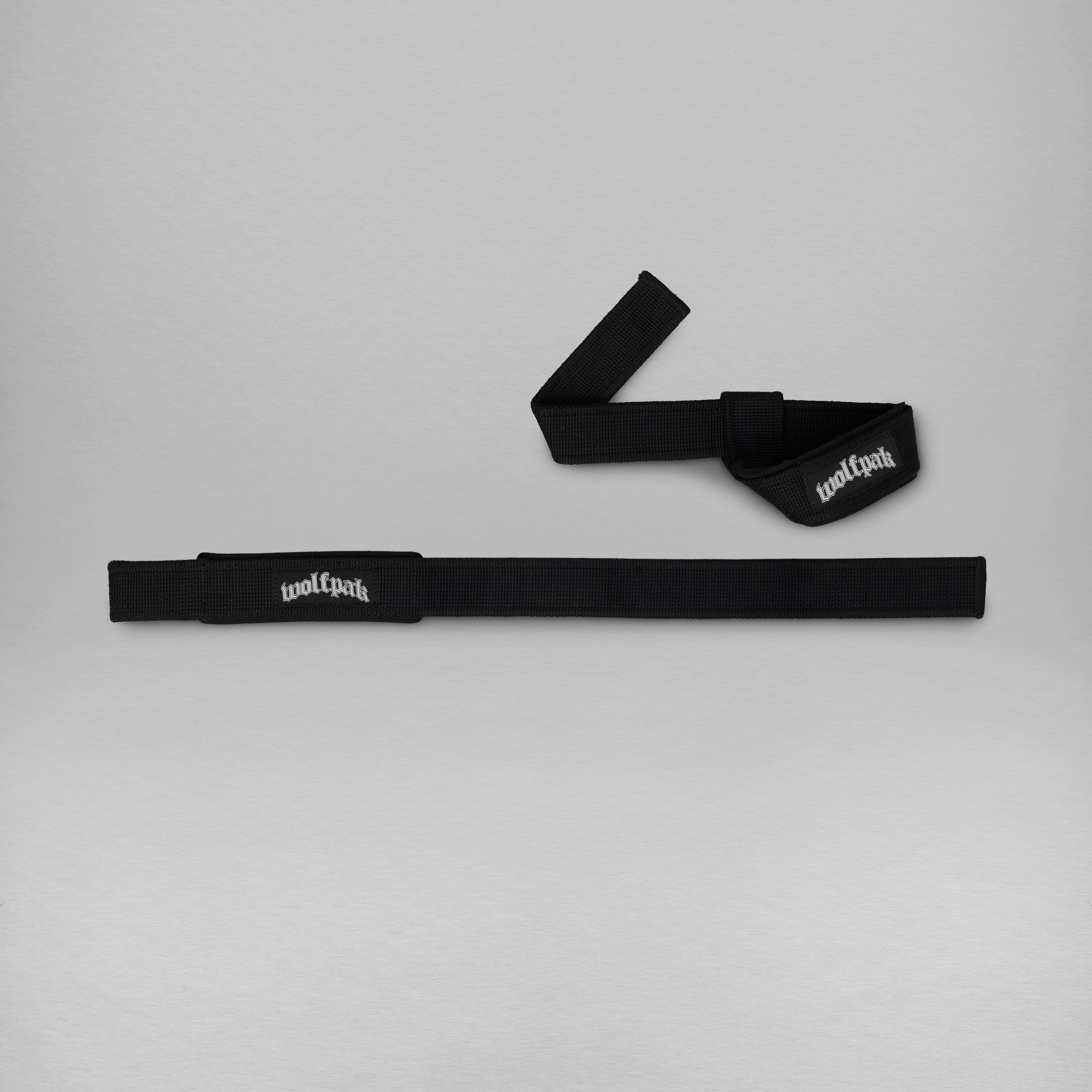 Deathwing Script Heavy Duty Black Lifting Straps