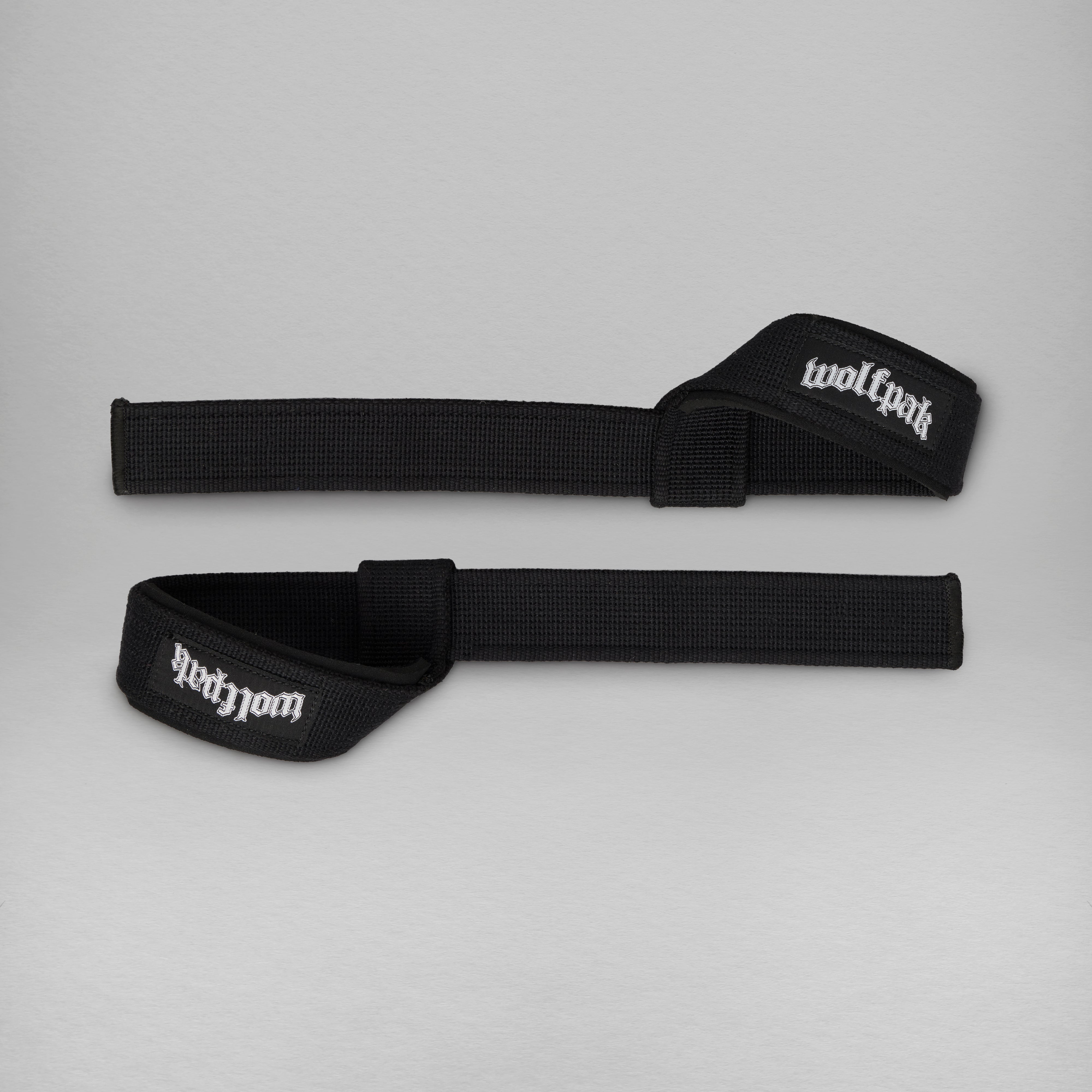 Deathwing Script Heavy Duty Black Lifting Straps