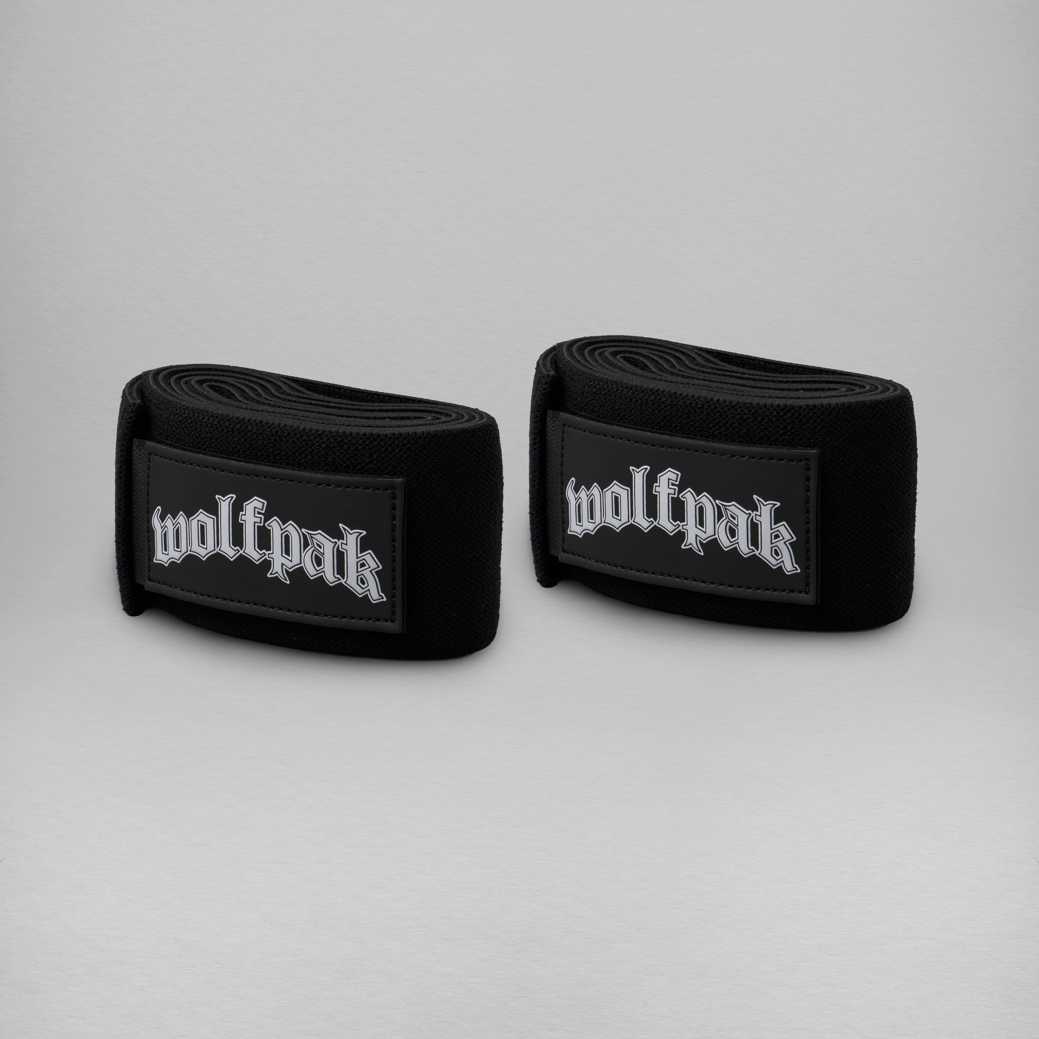 Deathwing Black 78"  Knee Wraps
