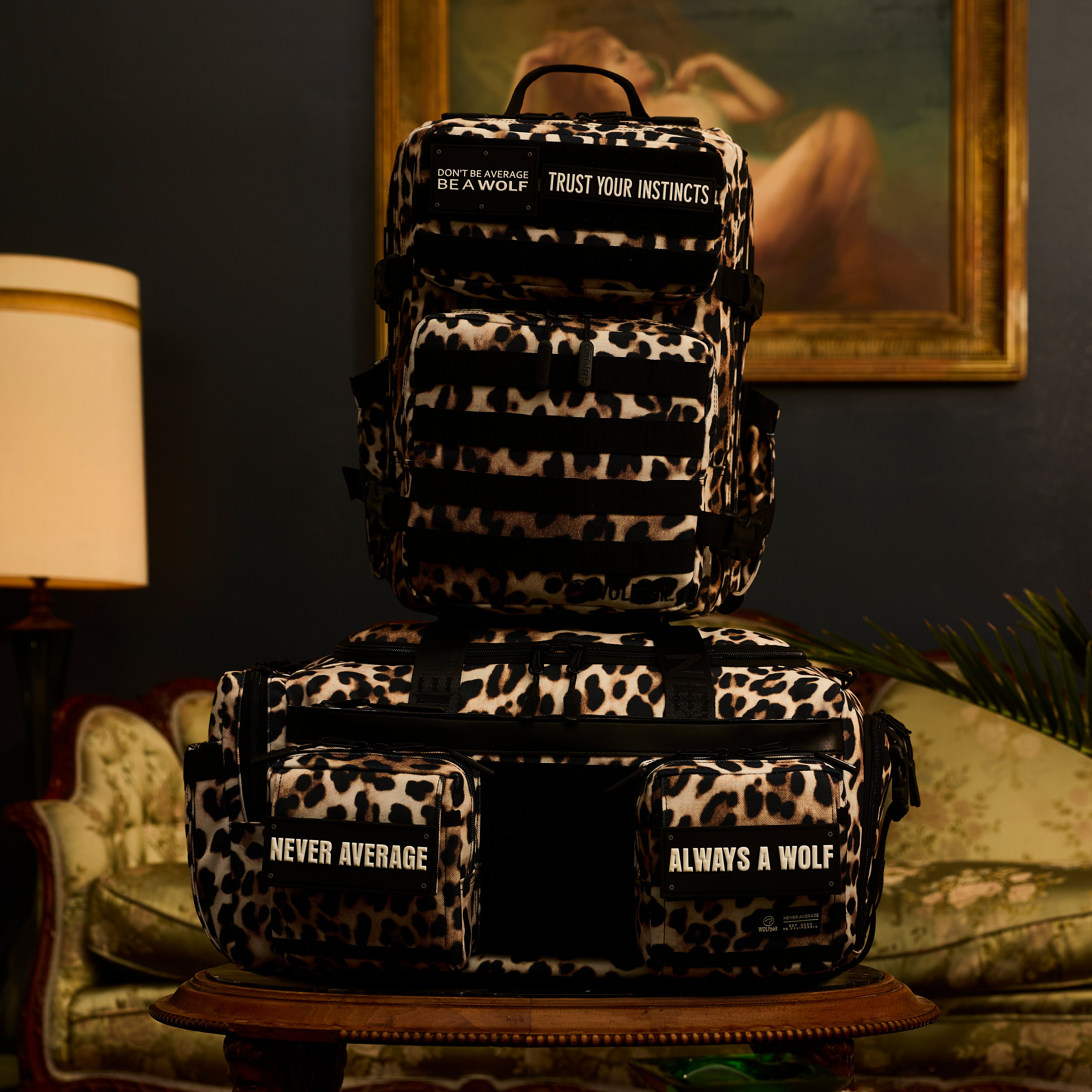 Leopard Backpack & Duffle Bundle