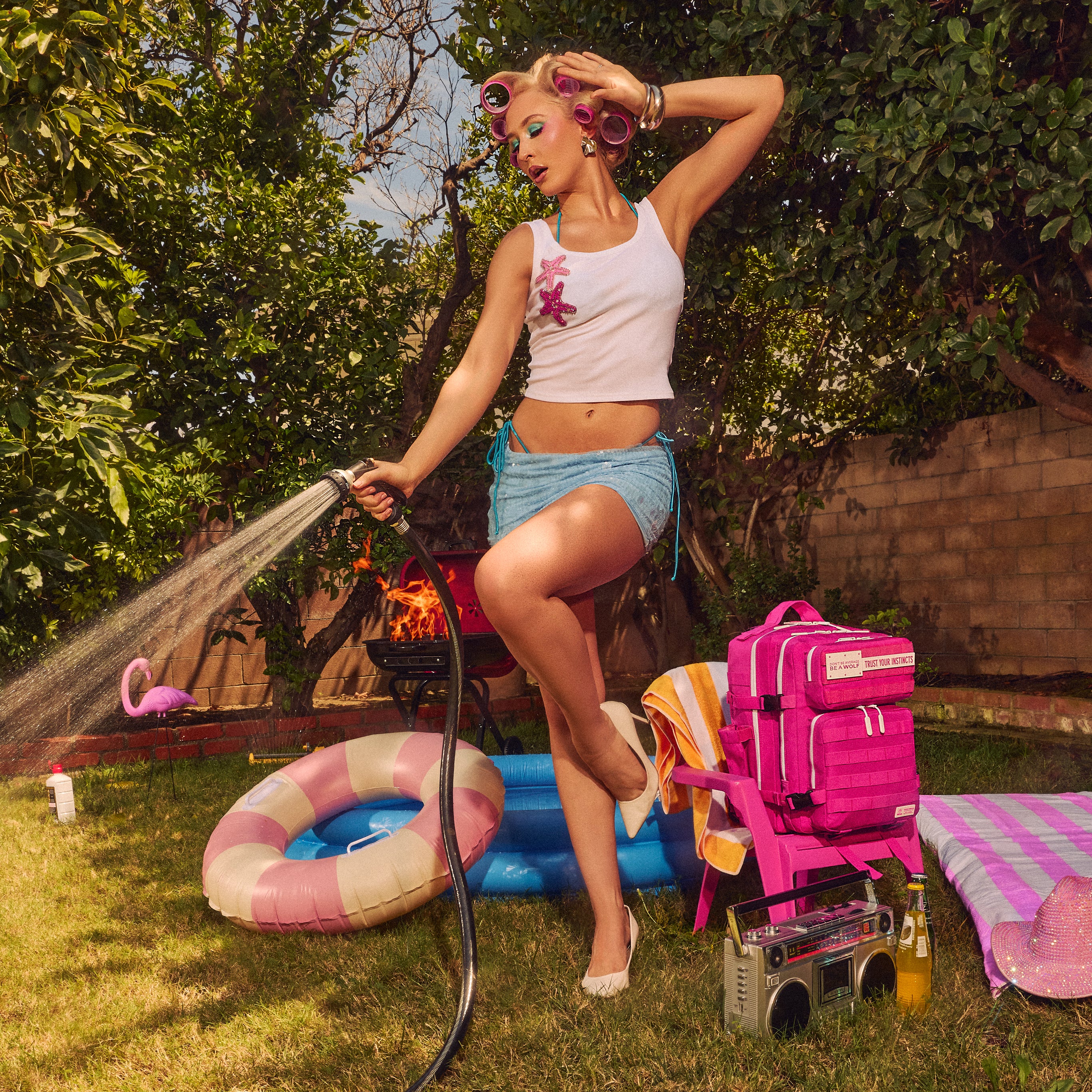 Sac à dos 35L Déesse rose