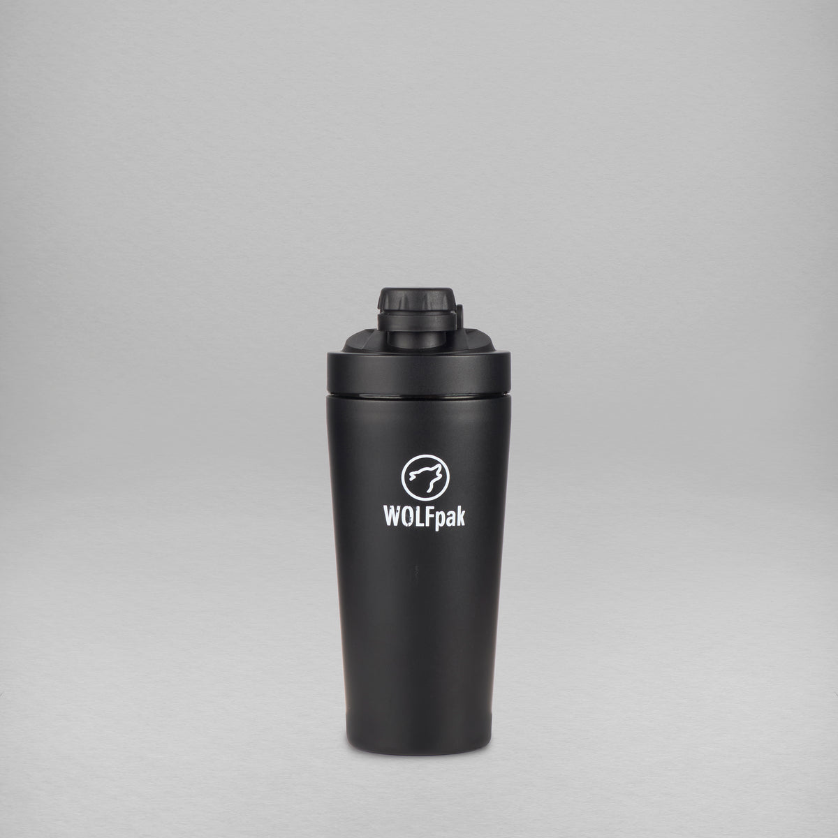 20oz Alpha Black Twist Cap Shaker