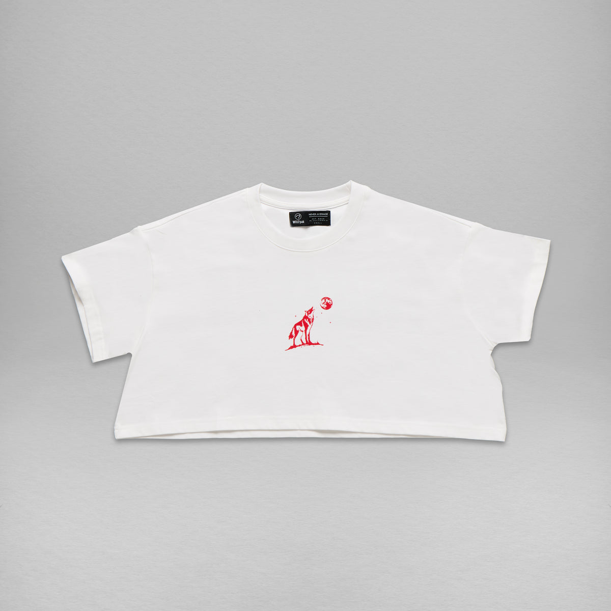 Red Wolf Cropped Tee