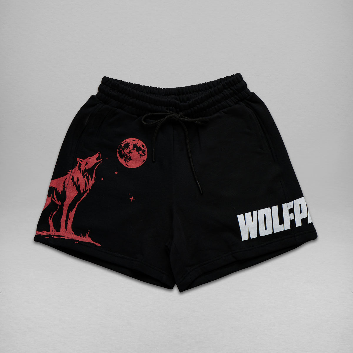 Red Wolf Sweat Shorts