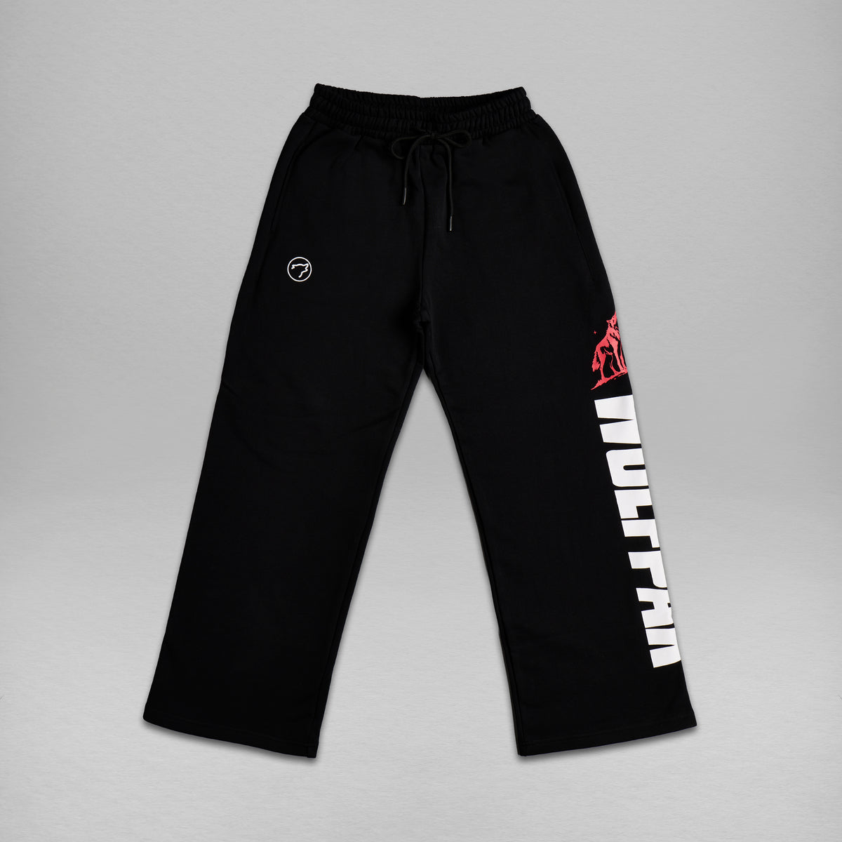 Red Wolf Wide Leg Sweat Pants